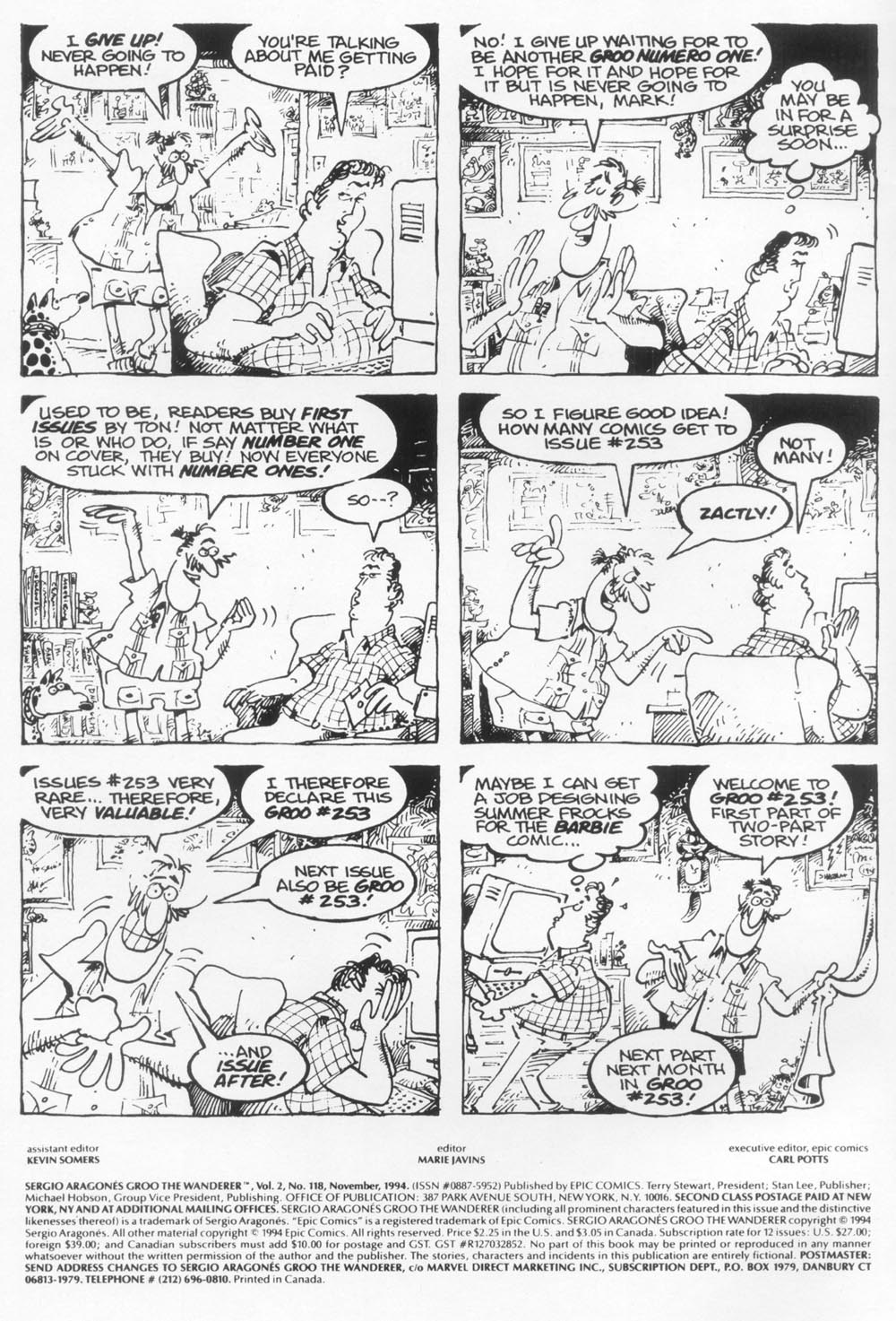 Read online Sergio Aragonés Groo the Wanderer comic -  Issue #118 - 2