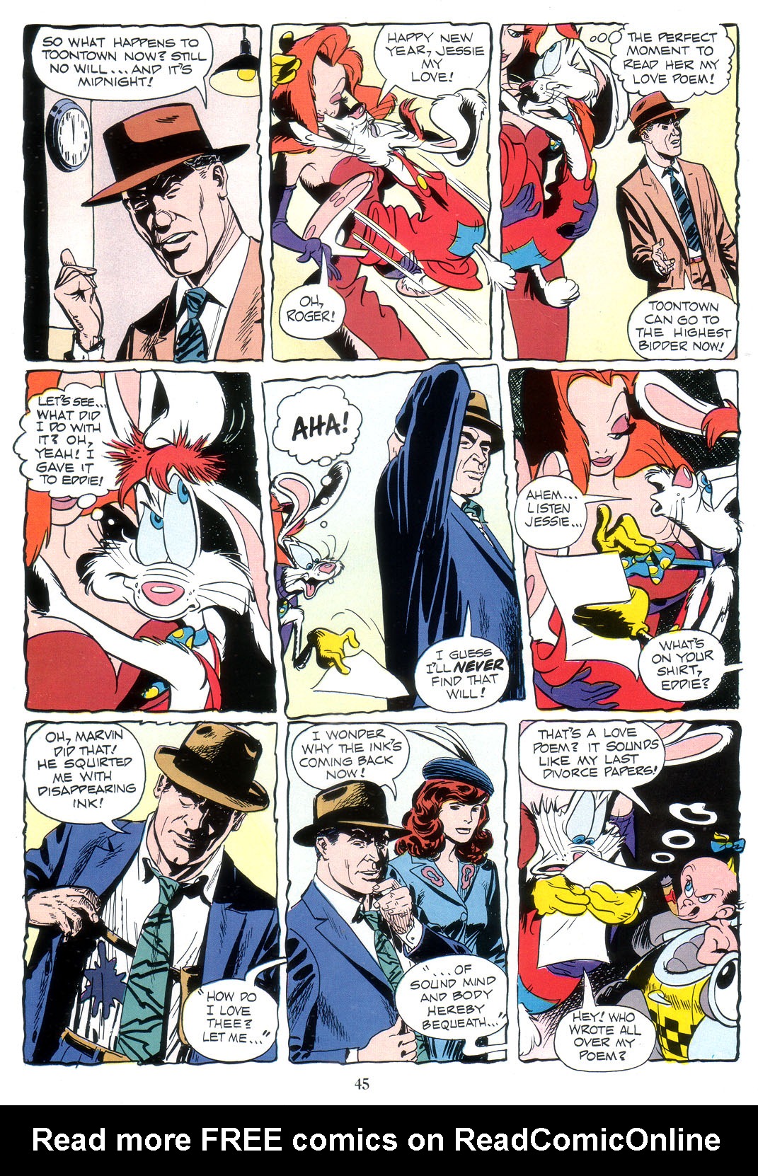 Read online Marvel Graphic Novel: Who Framed Roger Rabbit comic -  Issue # Full - 47