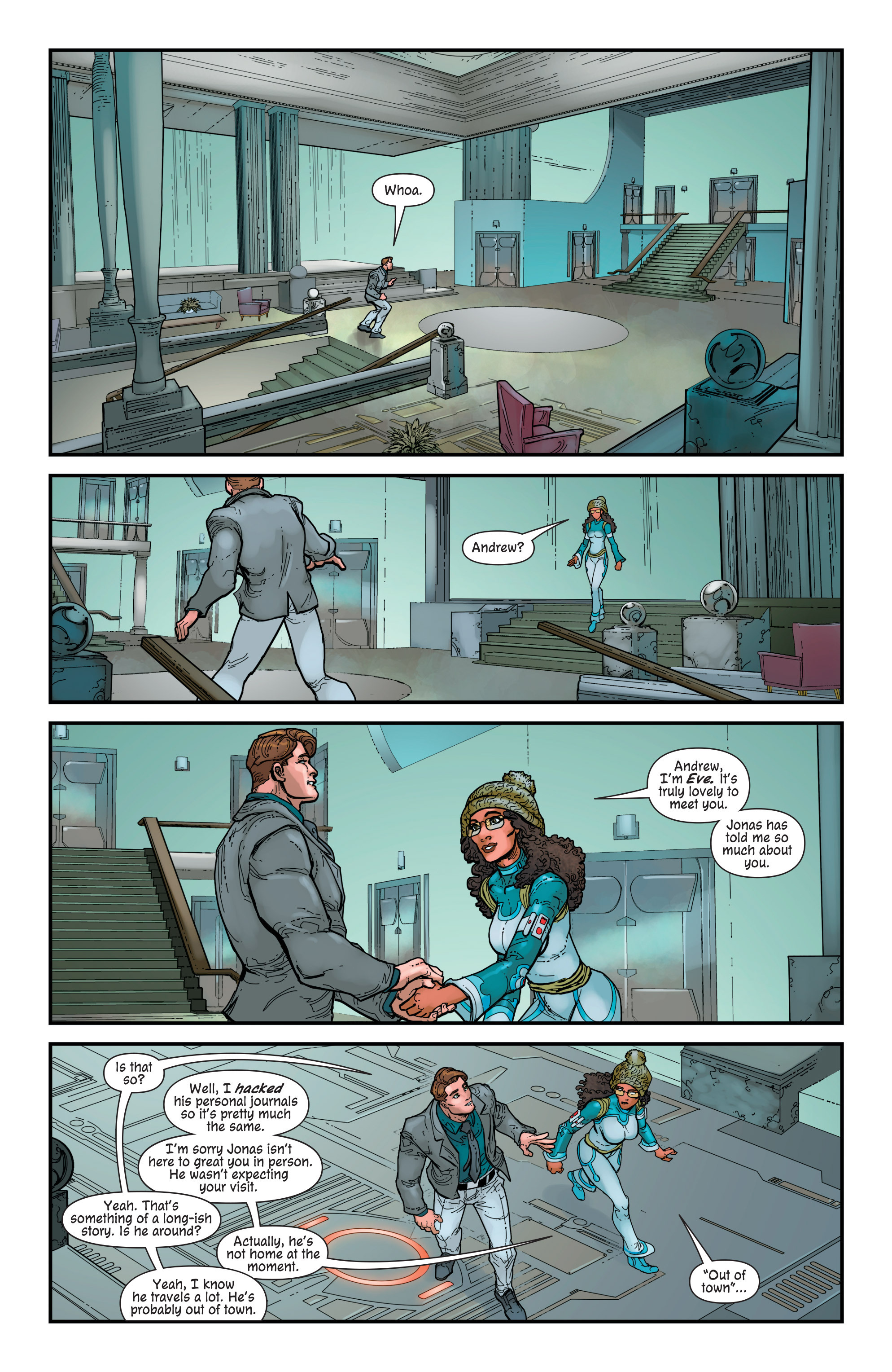 Read online The Infinite Adventures of Jonas Quantum comic -  Issue #4 - 5