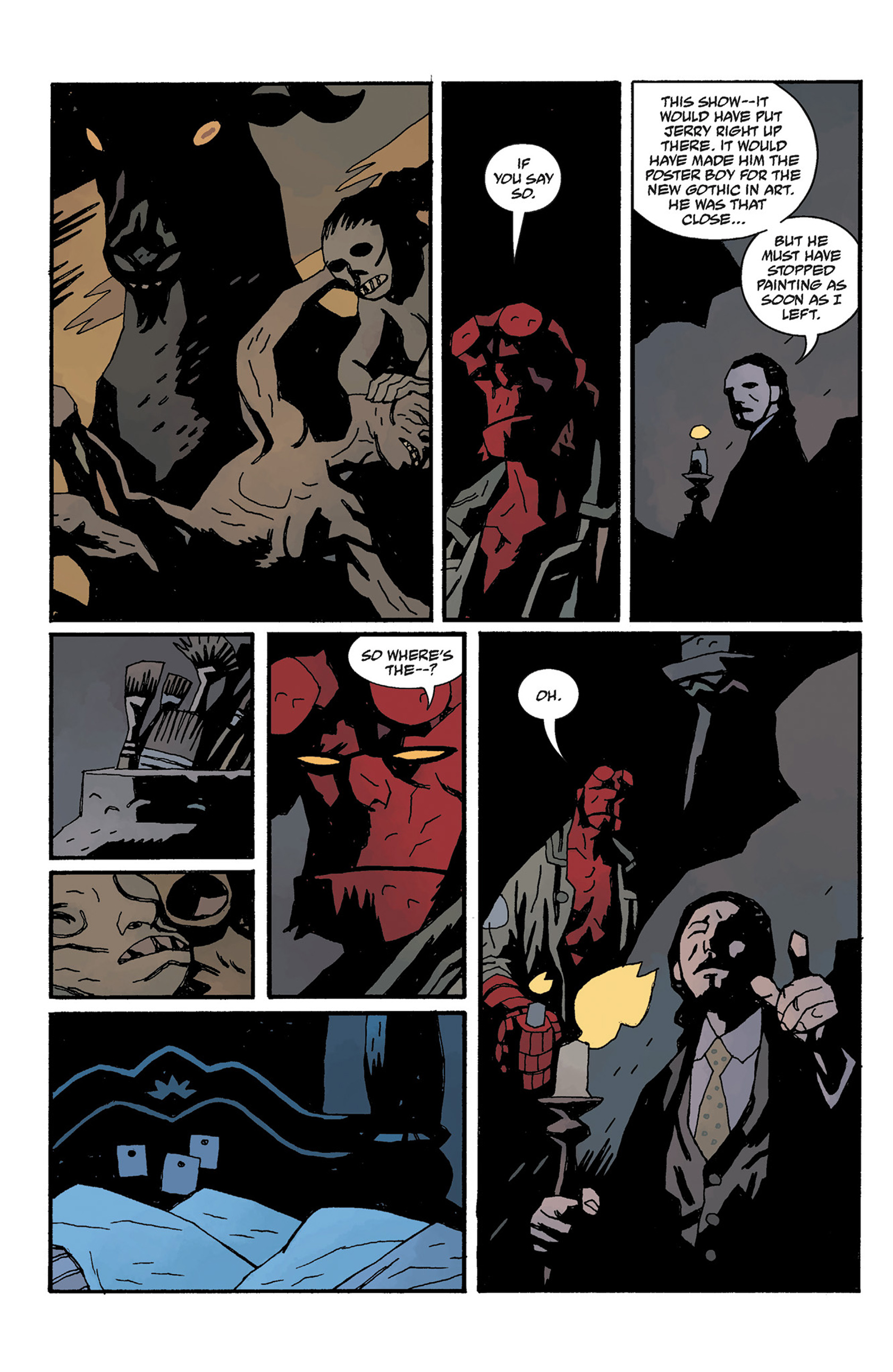 Read online Hellboy: The Crooked Man and Others comic -  Issue # TPB - 114