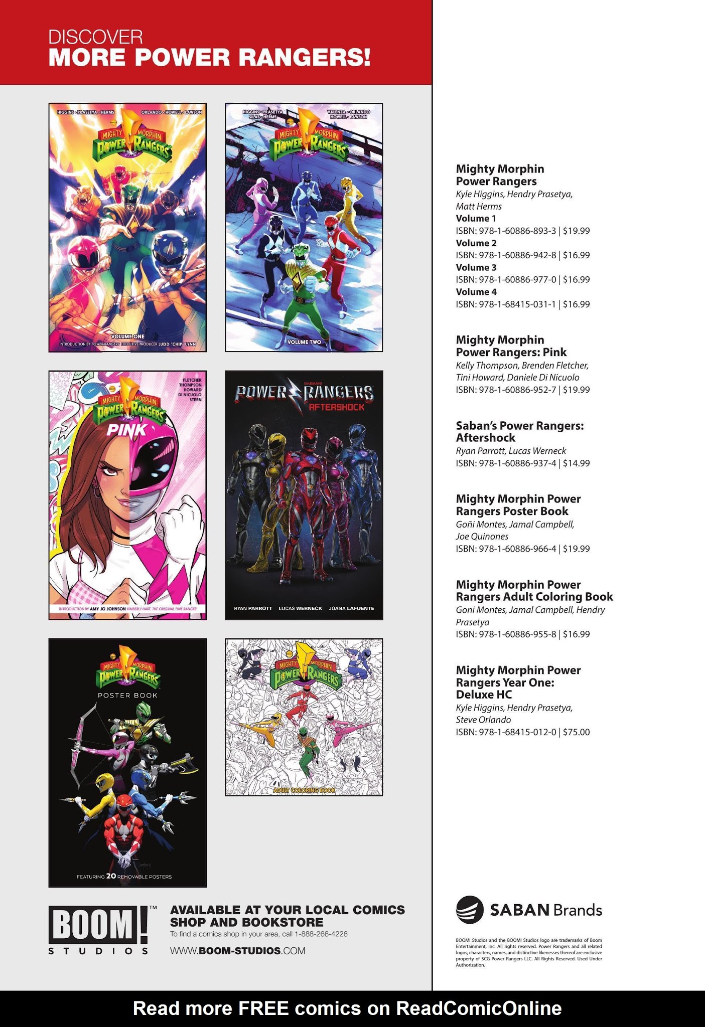 Read online Saban's Power Rangers Artist Tribute comic -  Issue # TPB - 101