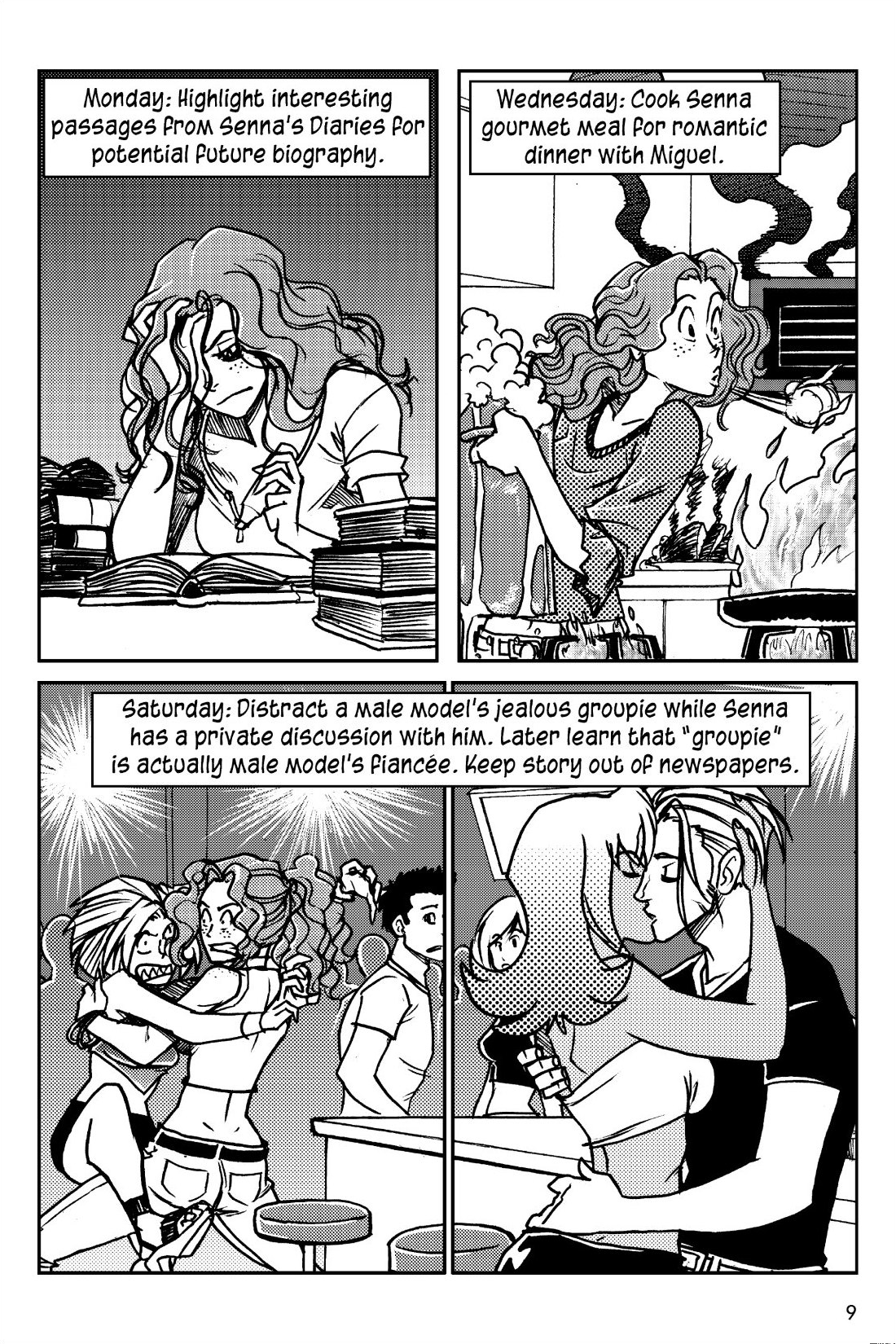 Read online Sandra On The Rocks comic -  Issue # TPB 1 (Part 1) - 9