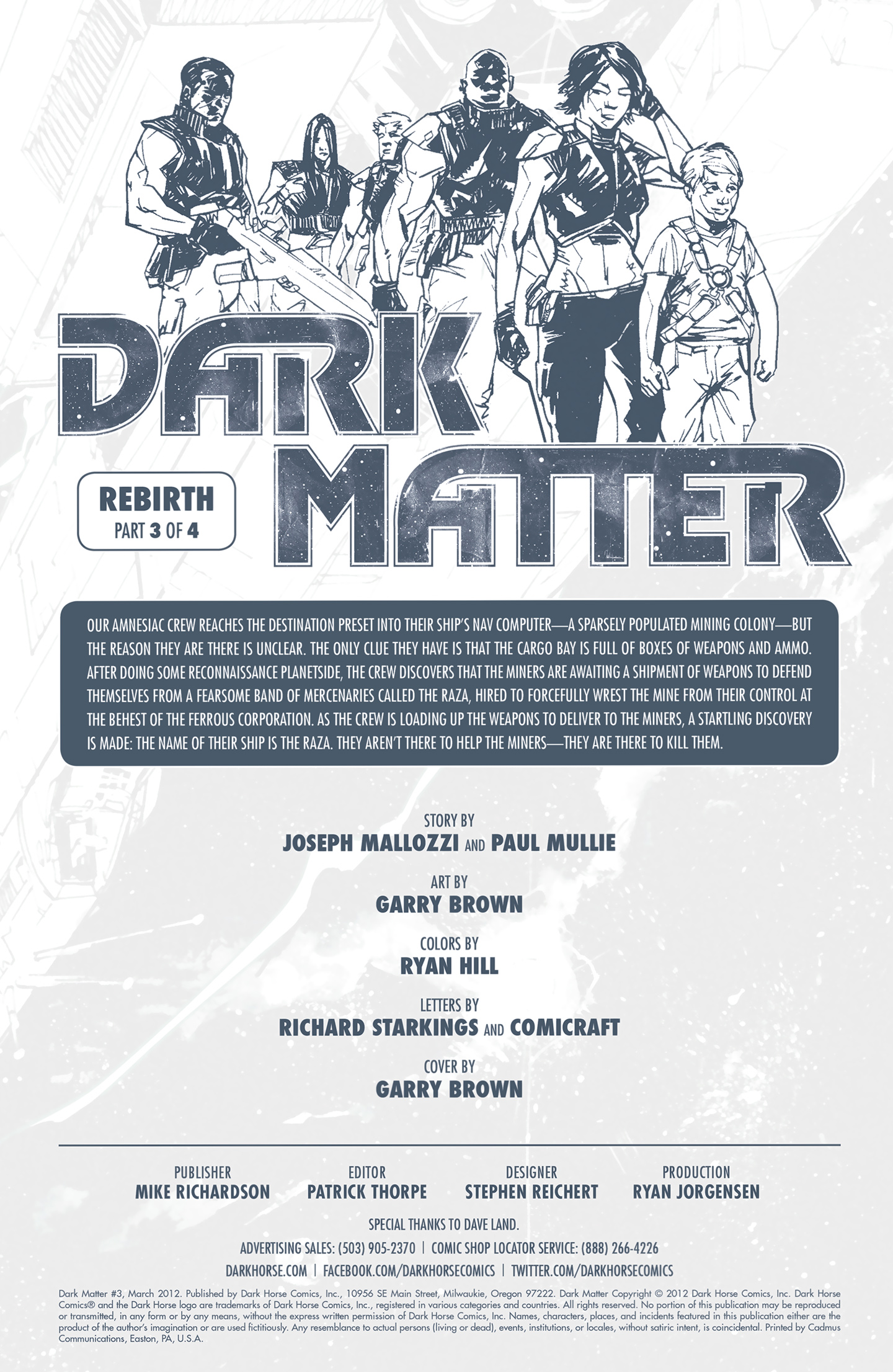 Read online Dark Matter comic -  Issue #3 - 2