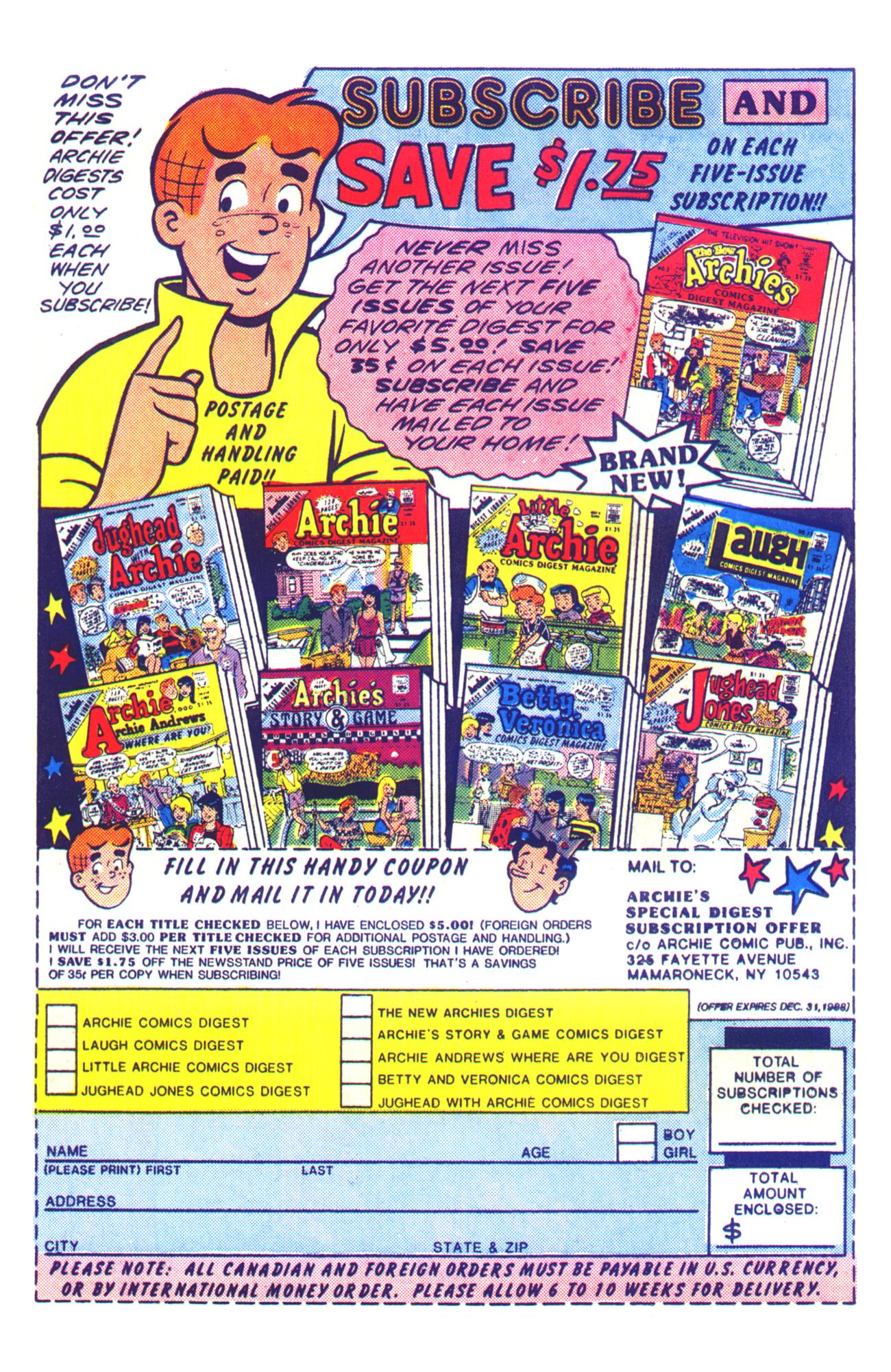 Read online Archie Giant Series Magazine comic -  Issue #587 - 18