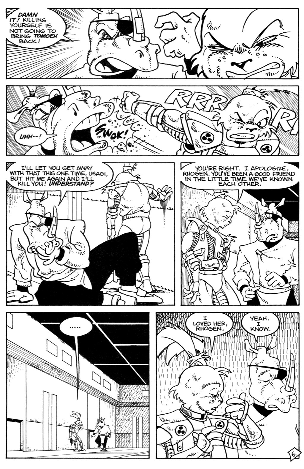 Read online Space Usagi comic -  Issue #1 - 8