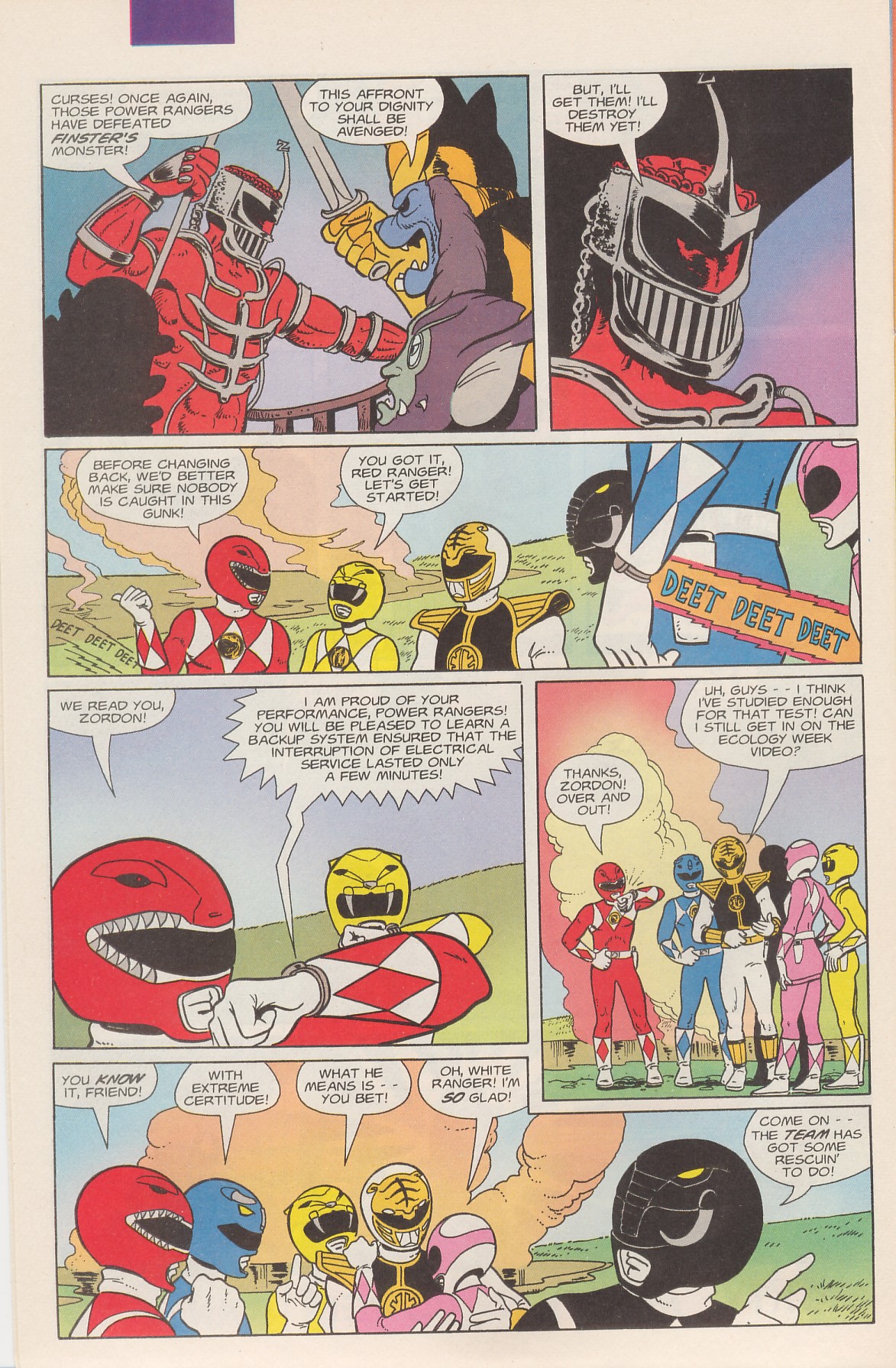 Read online Saban's Mighty Morphin Power Rangers (1994) comic -  Issue #4 - 26