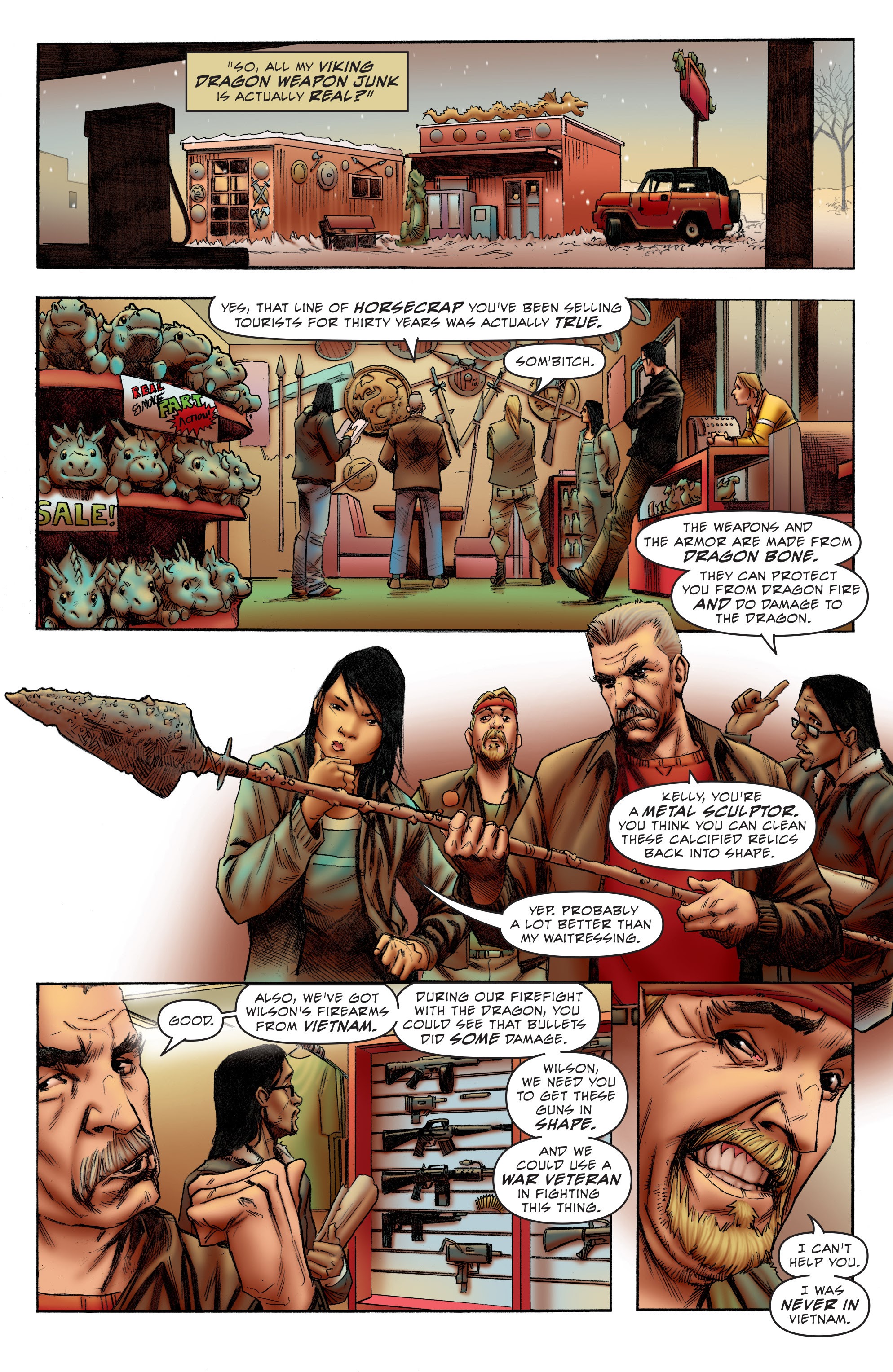 Read online A Town Called Dragon comic -  Issue #4 - 14