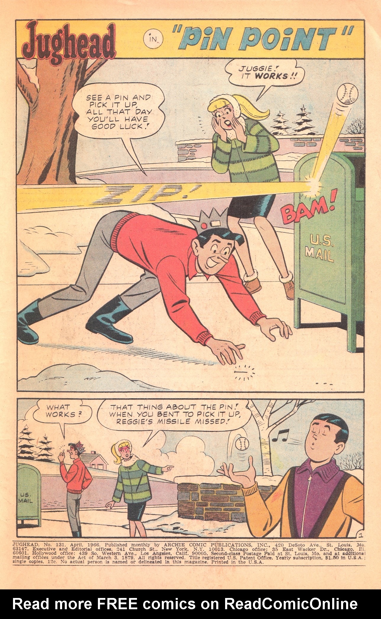 Read online Jughead (1965) comic -  Issue #131 - 3