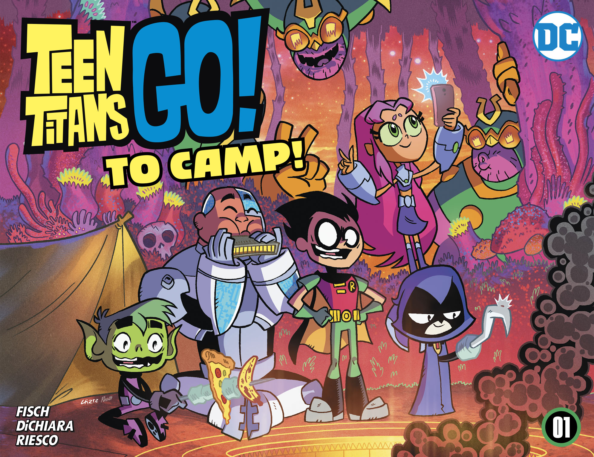 Read online Teen Titans Go! To Camp comic -  Issue #1 - 1