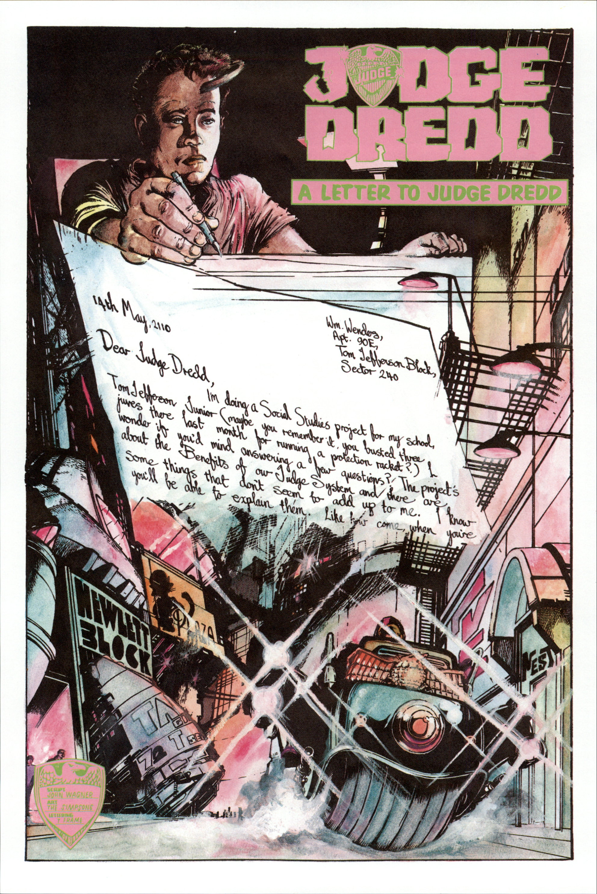 Read online Dredd Rules! comic -  Issue #12 - 22