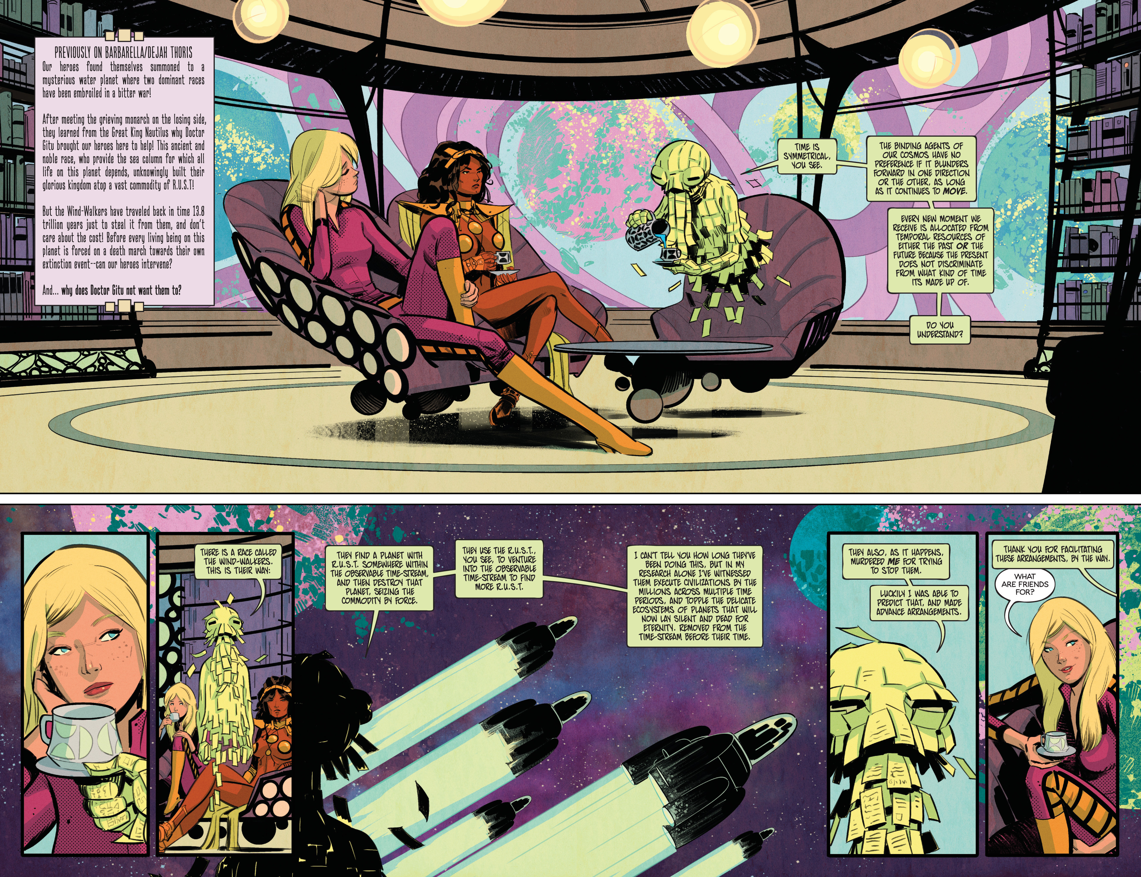 Read online Barbarella/Dejah Thoris comic -  Issue #4 - 8