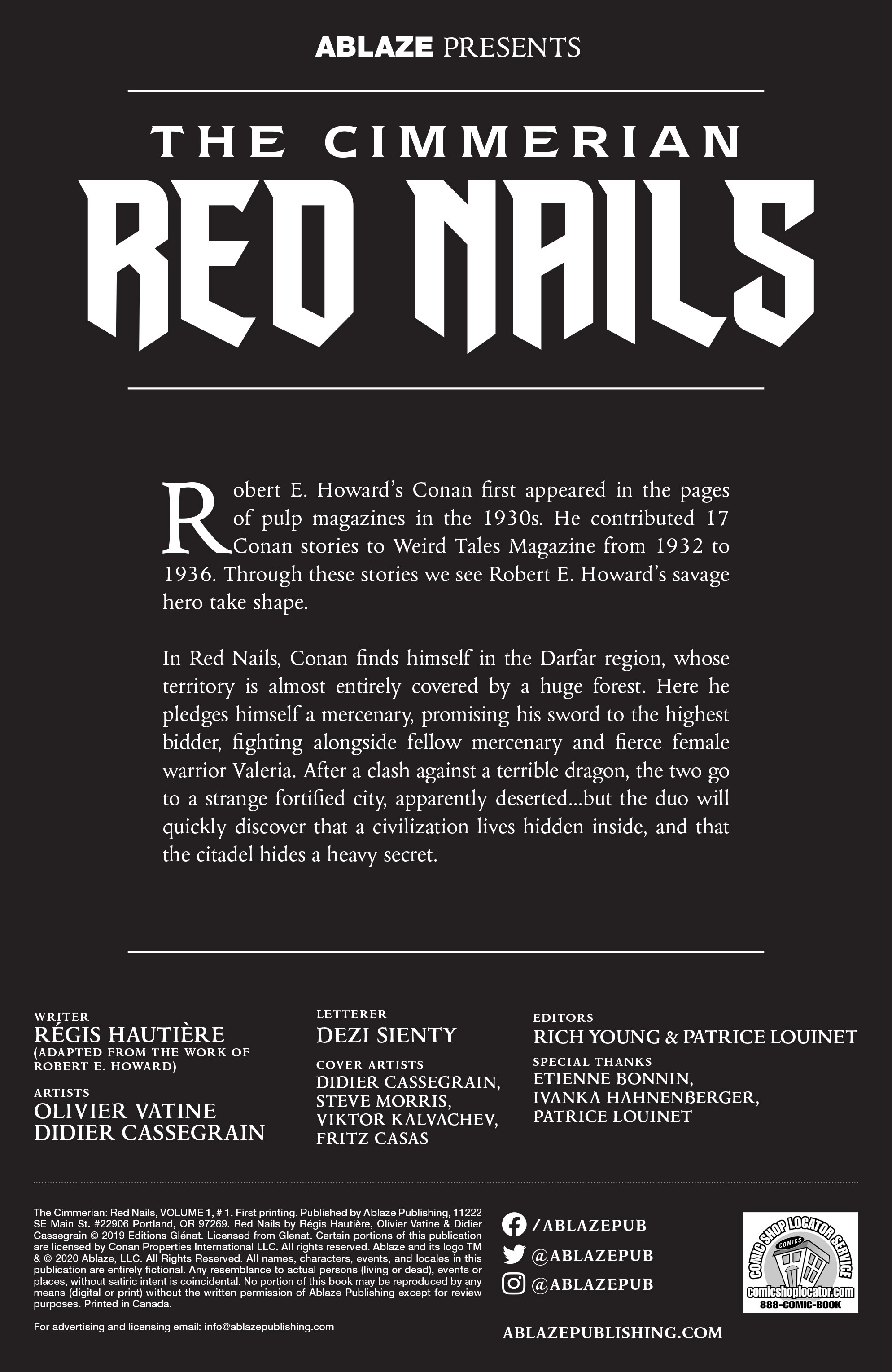 Read online The Cimmerian: Red Nails comic -  Issue #1 - 2