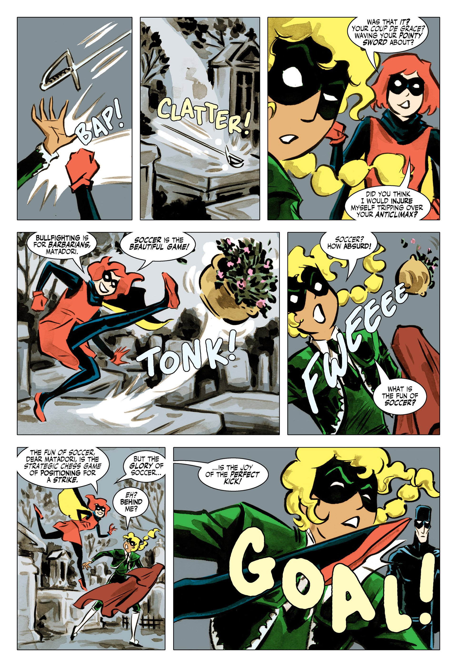 Read online Bandette (2012) comic -  Issue #4 - 7