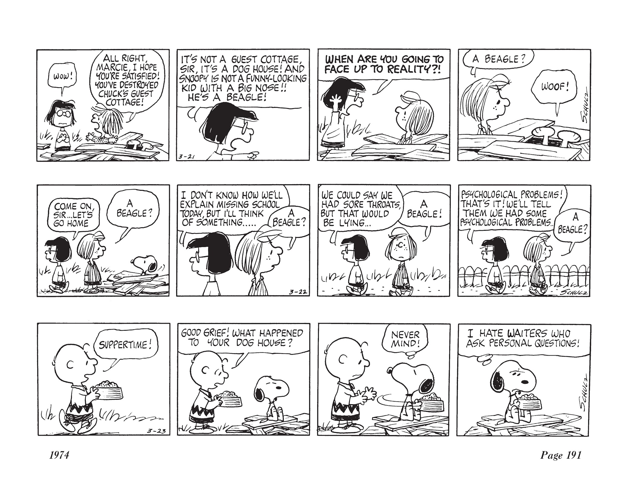 Read online The Complete Peanuts comic -  Issue # TPB 12 - 205