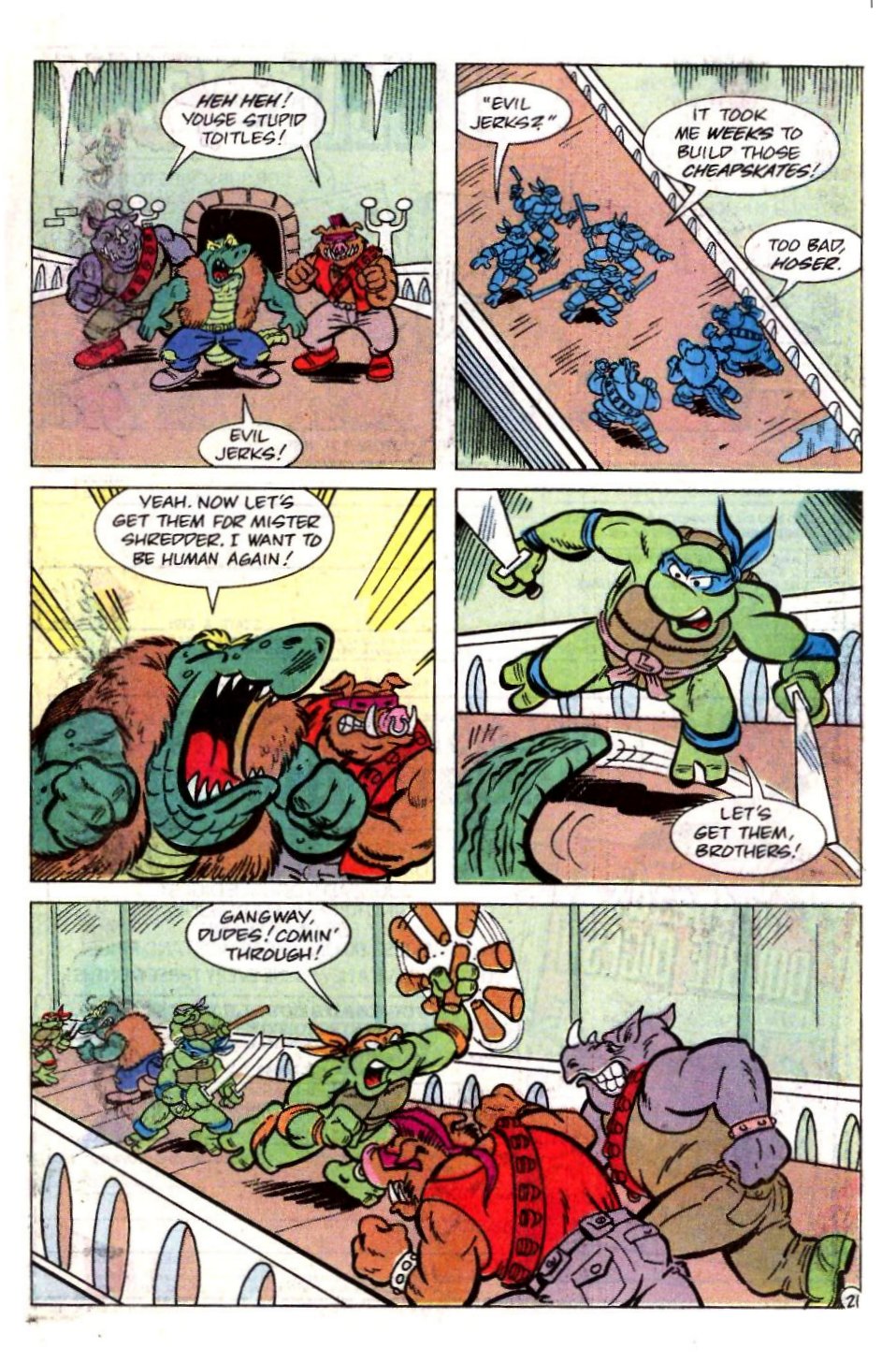 Read online Teenage Mutant Ninja Turtles Adventures (1989) comic -  Issue #6 - 22