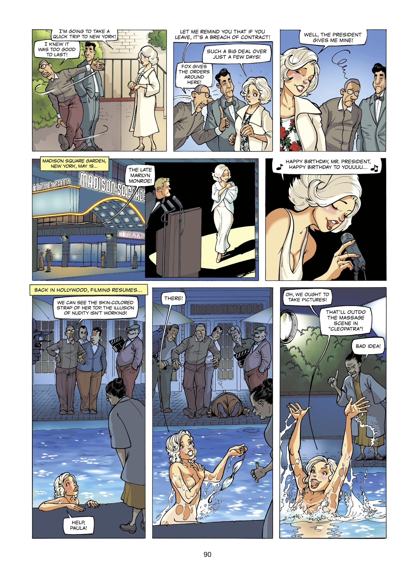 Read online The Stars of History: Marilyn Monroe comic -  Issue # TPB - 90