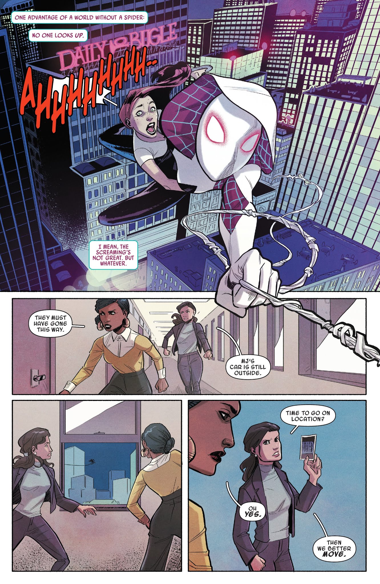 Read online Spider-Gwen: Ghost-Spider comic -  Issue #3 - 8