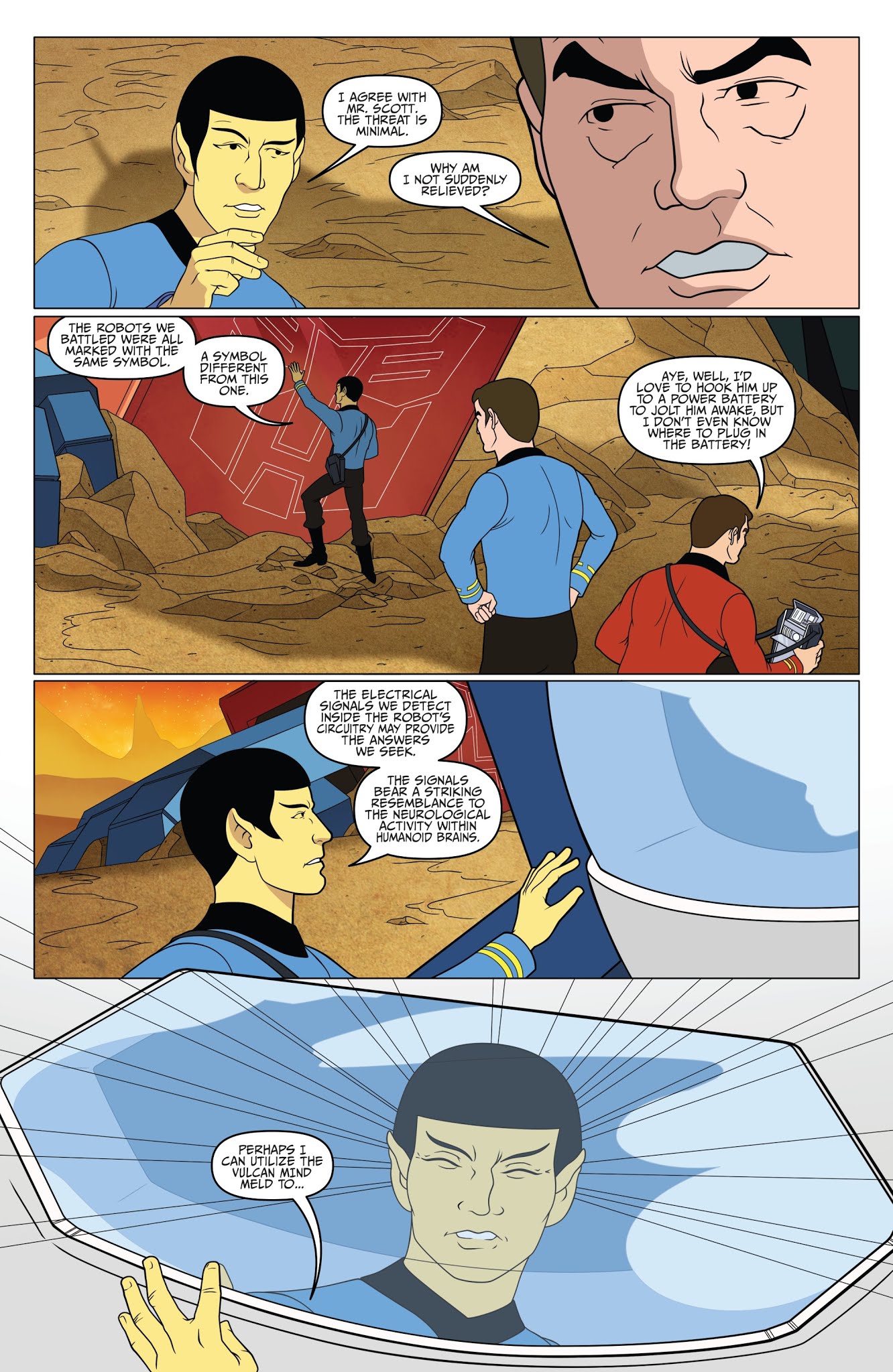 Read online Star Trek vs. Transformers comic -  Issue #2 - 4