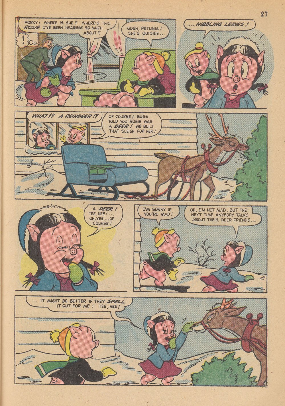 Read online Bugs Bunny's Christmas Funnies comic -  Issue # TPB 6 - 29
