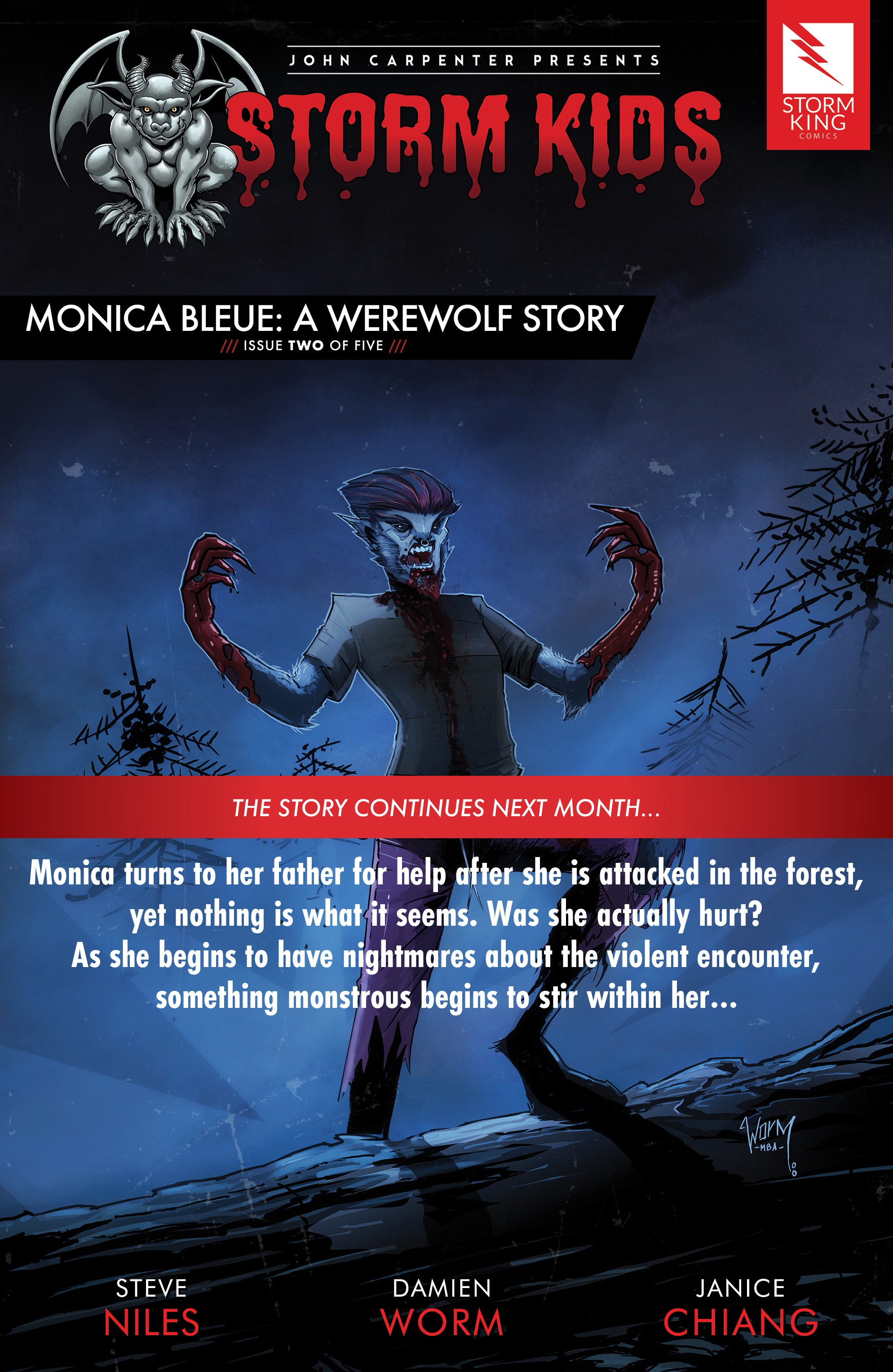 Read online John Carpenter Presents Storm Kids: Monica Bleue: A Werewolf Story comic -  Issue #1 - 25