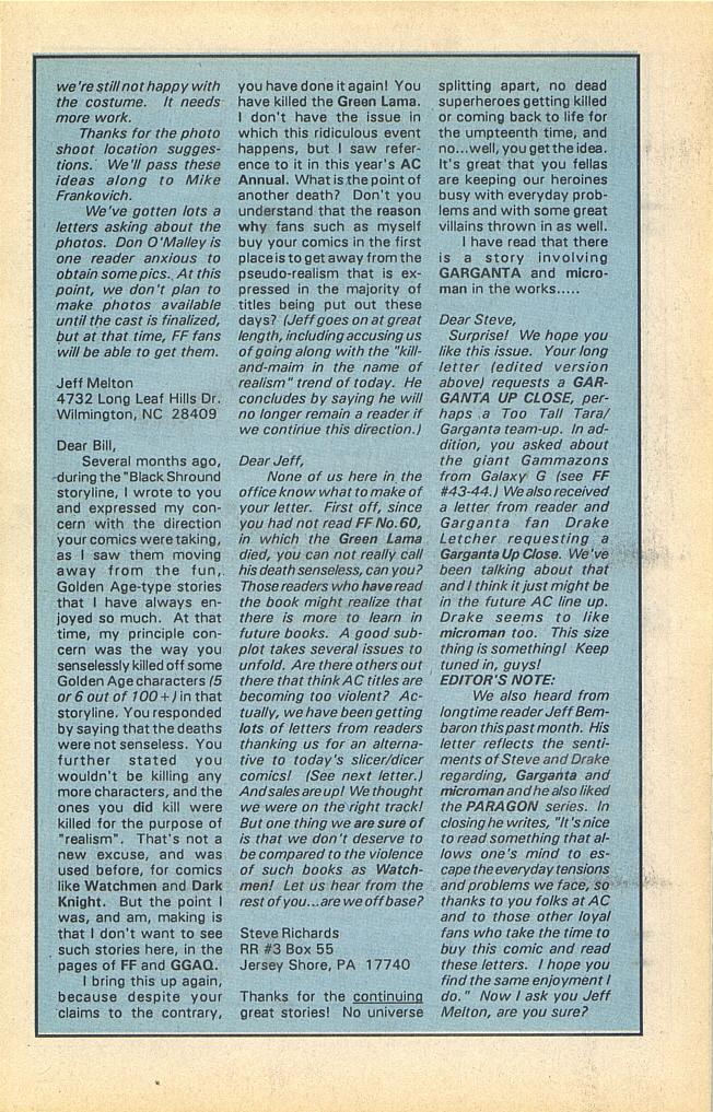 Read online Femforce comic -  Issue #63 - 34