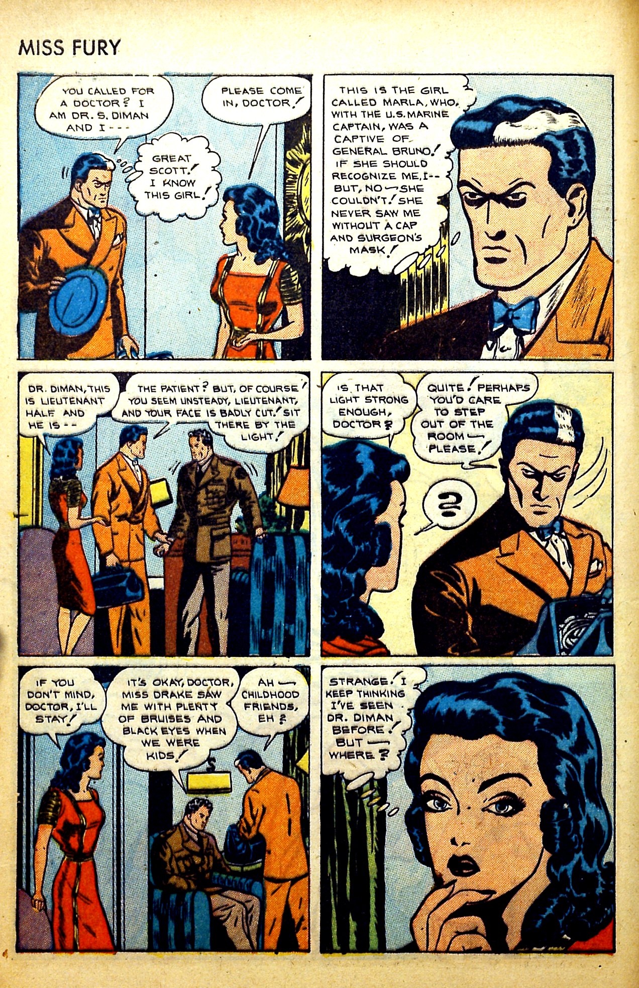 Read online Miss Fury (1942) comic -  Issue #8 - 5