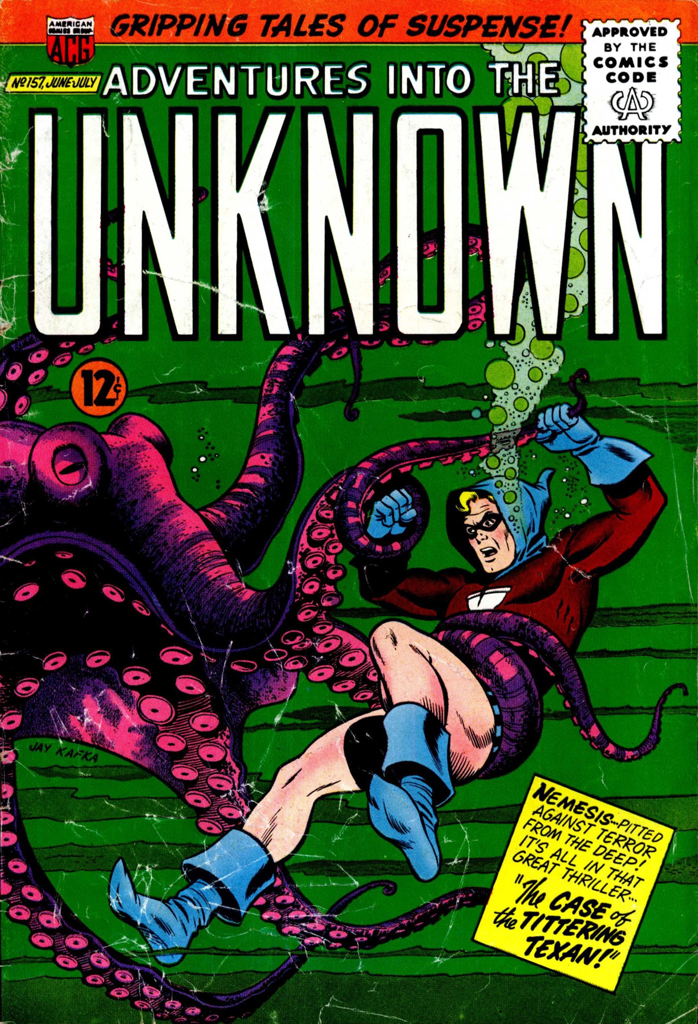 Read online Adventures Into The Unknown comic -  Issue #157 - 1