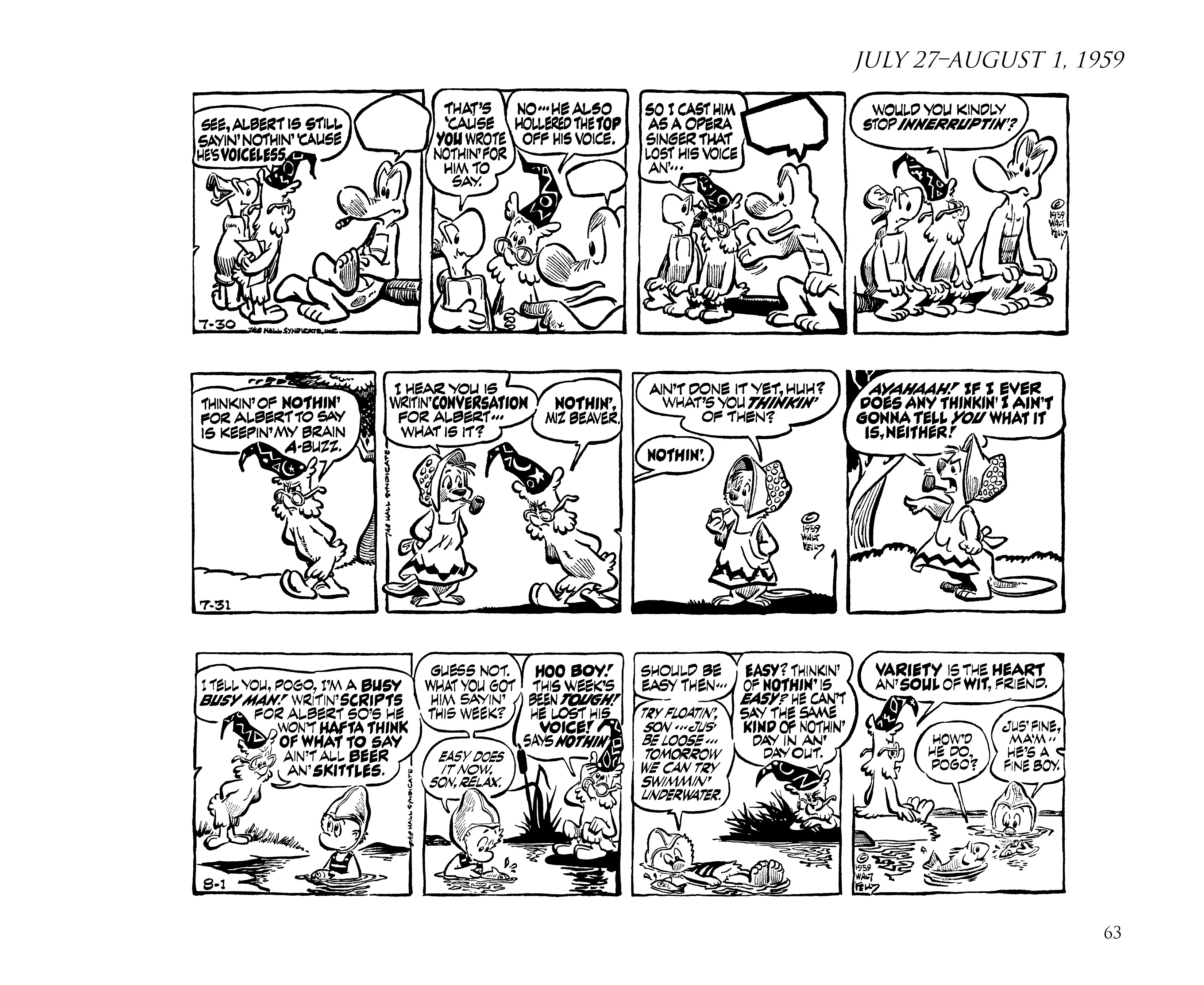 Read online Pogo by Walt Kelly: The Complete Syndicated Comic Strips comic -  Issue # TPB 6 (Part 1) - 73