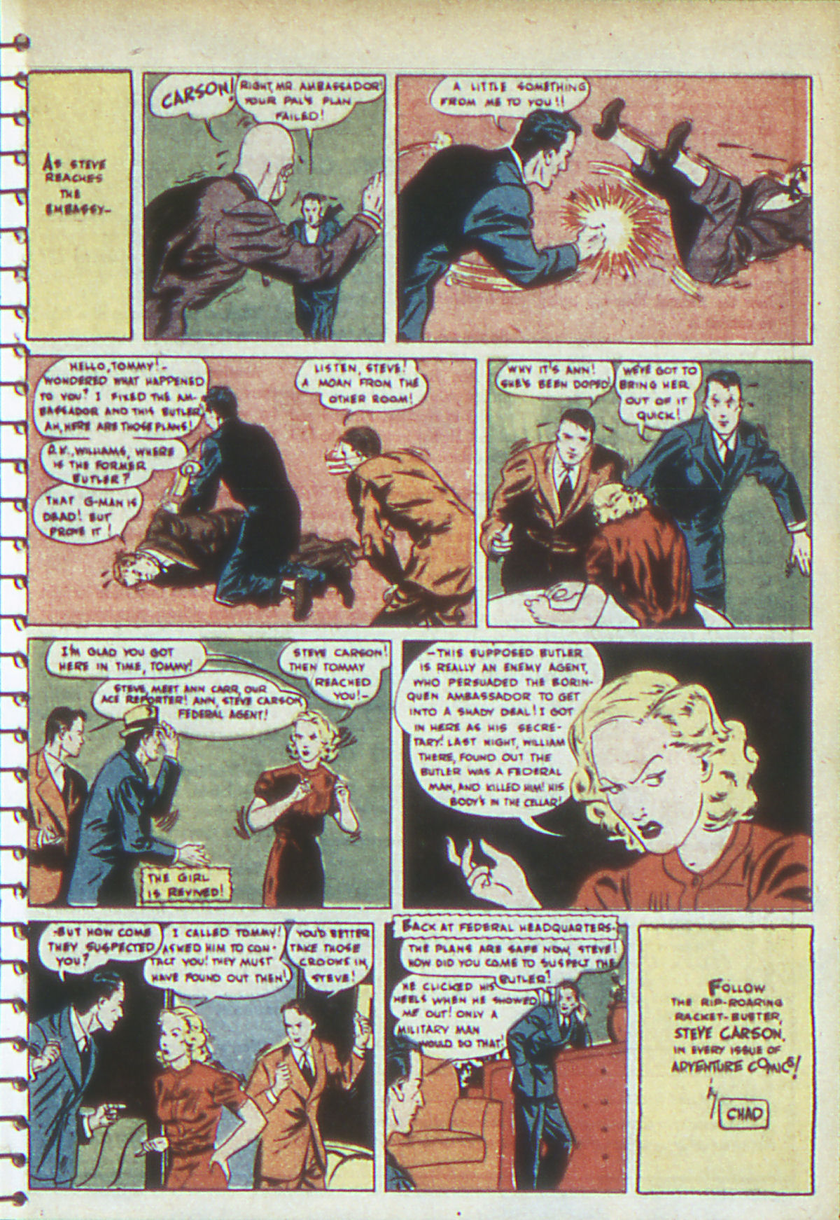 Read online Adventure Comics (1938) comic -  Issue #54 - 30