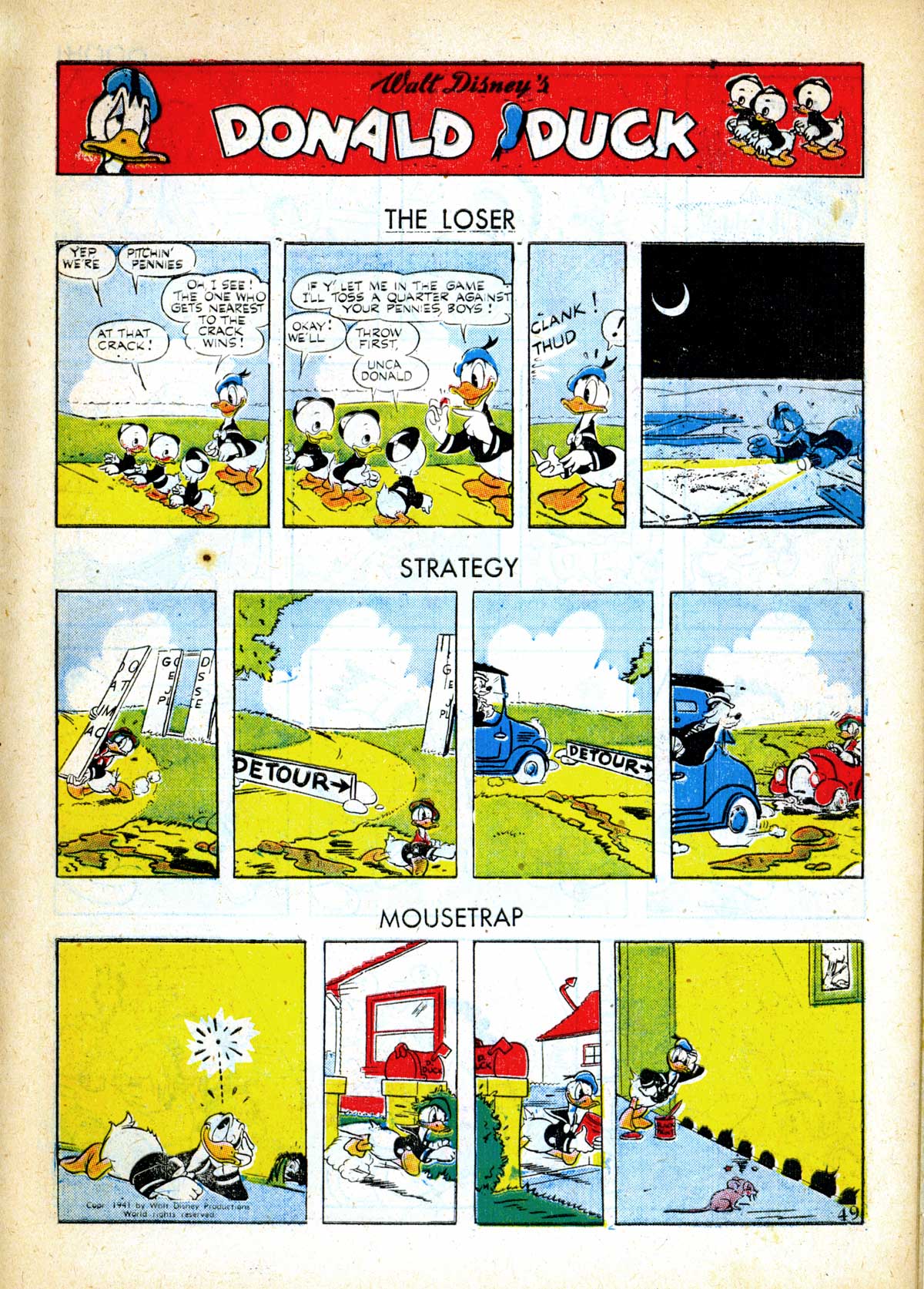 Read online Walt Disney's Comics and Stories comic -  Issue #31 - 54