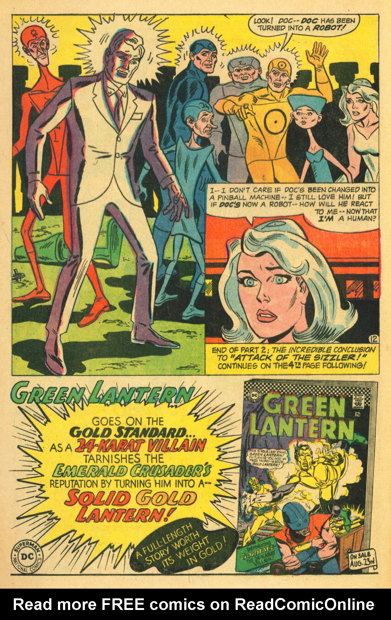 Read online Metal Men (1963) comic -  Issue #22 - 16
