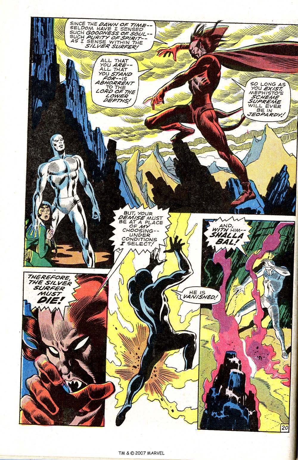 Read online Silver Surfer (1968) comic -  Issue #3 - 26