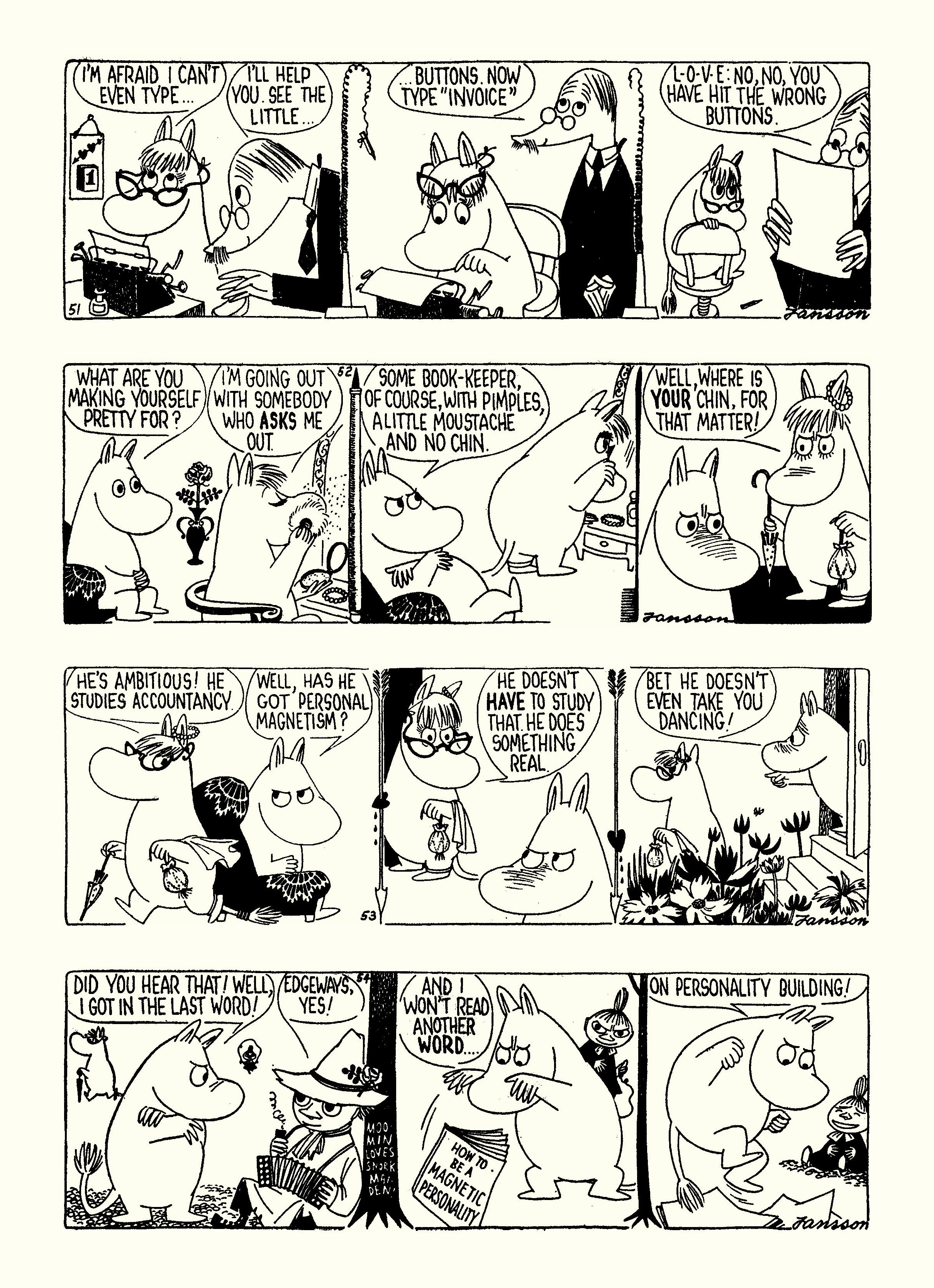 Read online Moomin: The Complete Tove Jansson Comic Strip comic -  Issue # TPB 4 - 50