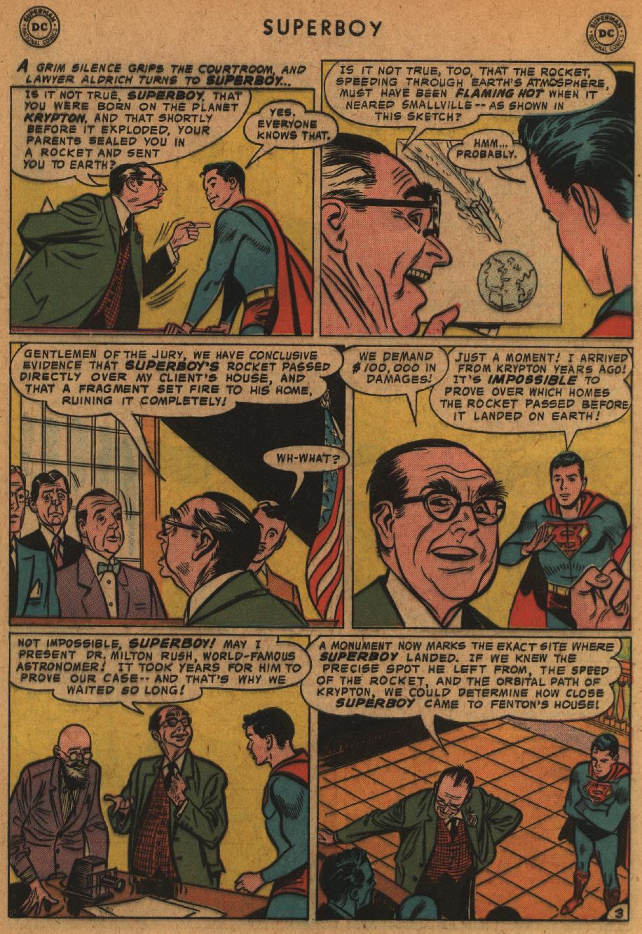 Read online Superboy (1949) comic -  Issue #63 - 4