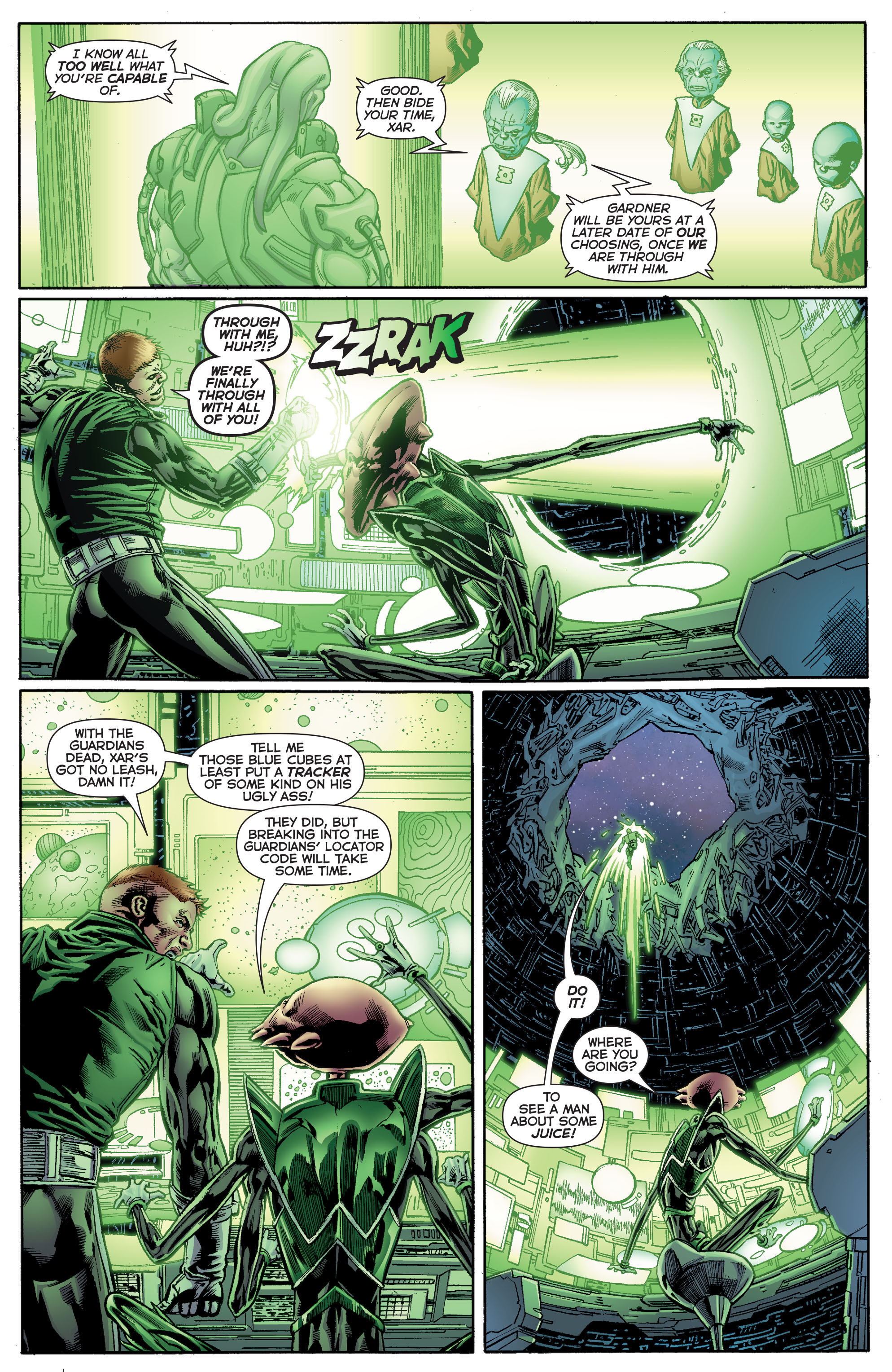 Read online Green Lantern: The Wrath of the First Lantern comic -  Issue # TPB - 326
