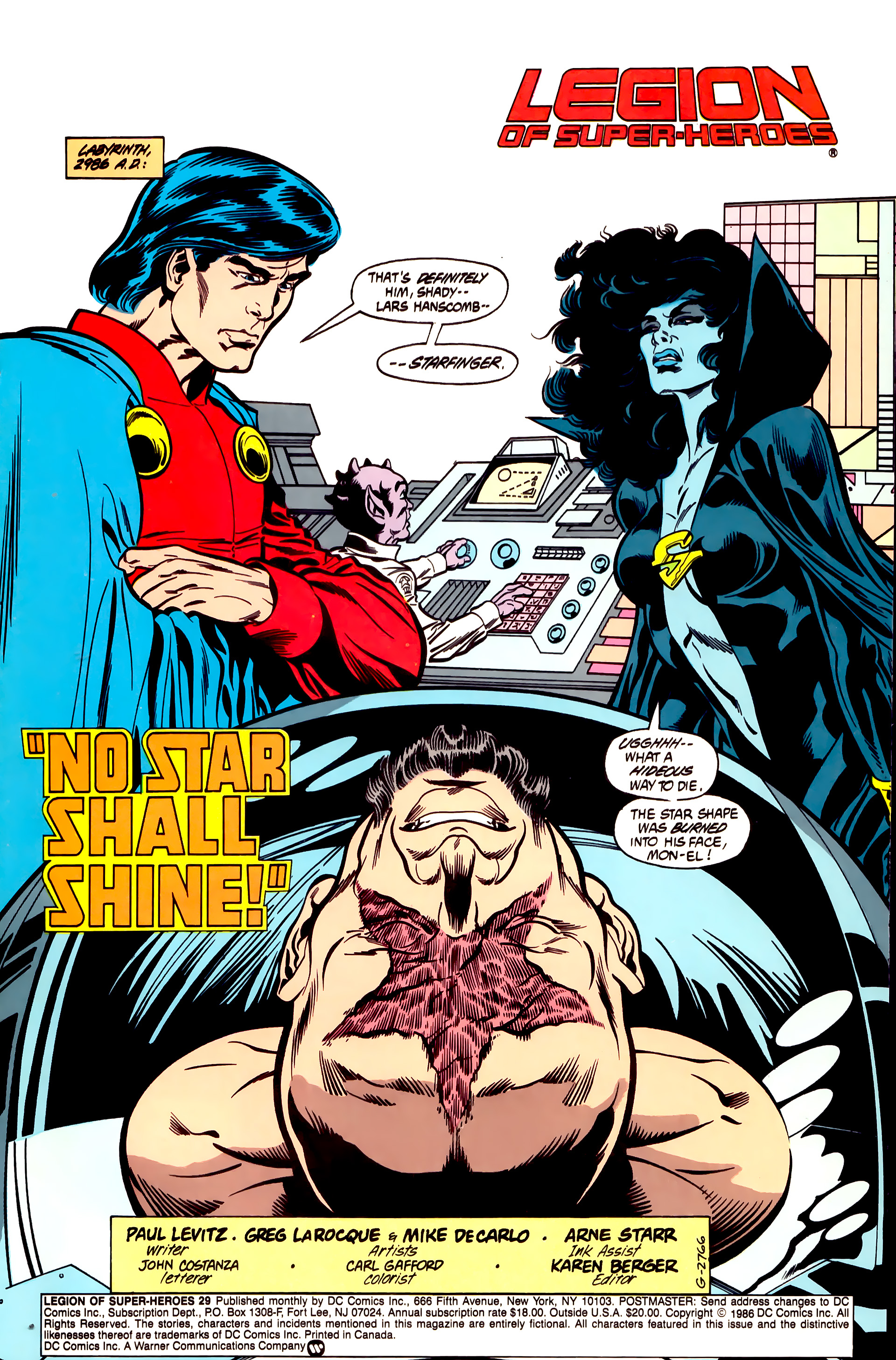 Read online Legion of Super-Heroes (1984) comic -  Issue #29 - 3