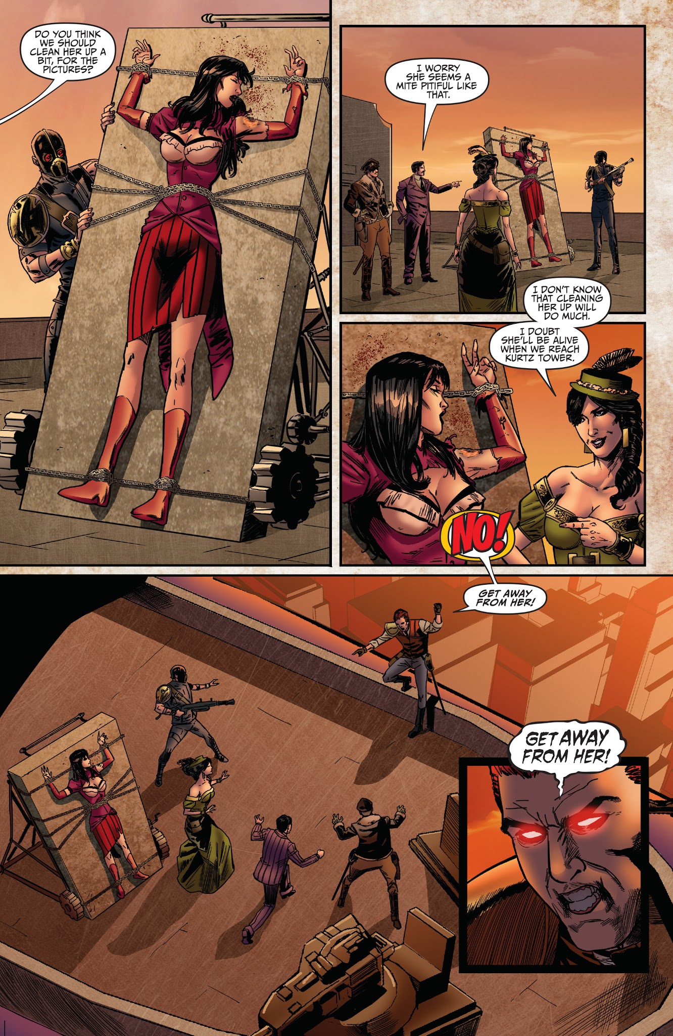 Read online Legenderry: Vampirella comic -  Issue # _TPB - 111