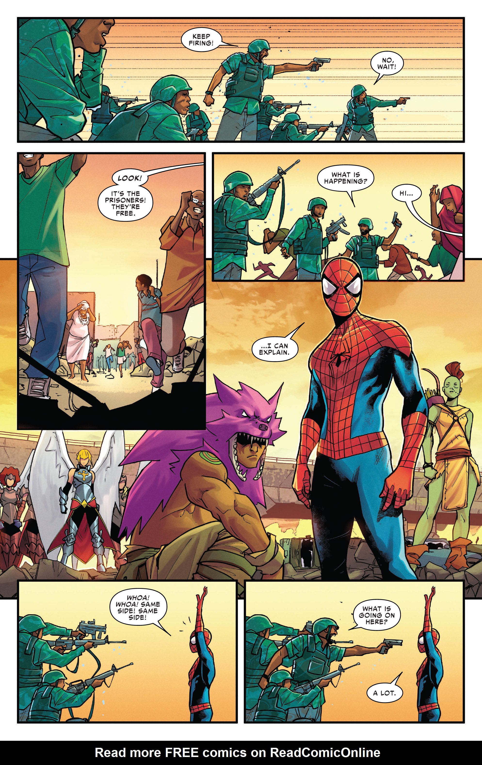 Read online War of the Realms: Spider-Man & the League of Realms comic -  Issue # _TPB - 37