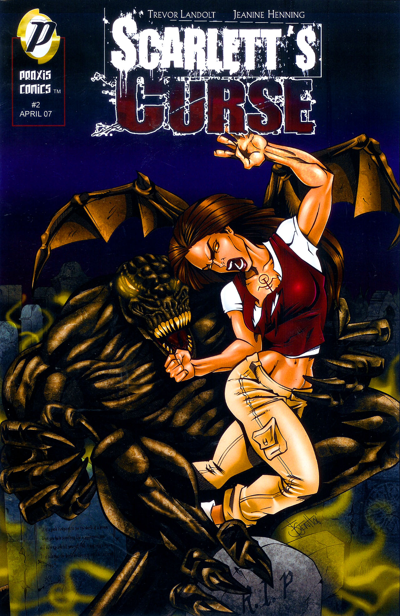 Read online Scarlett's Curse comic -  Issue #2 - 1
