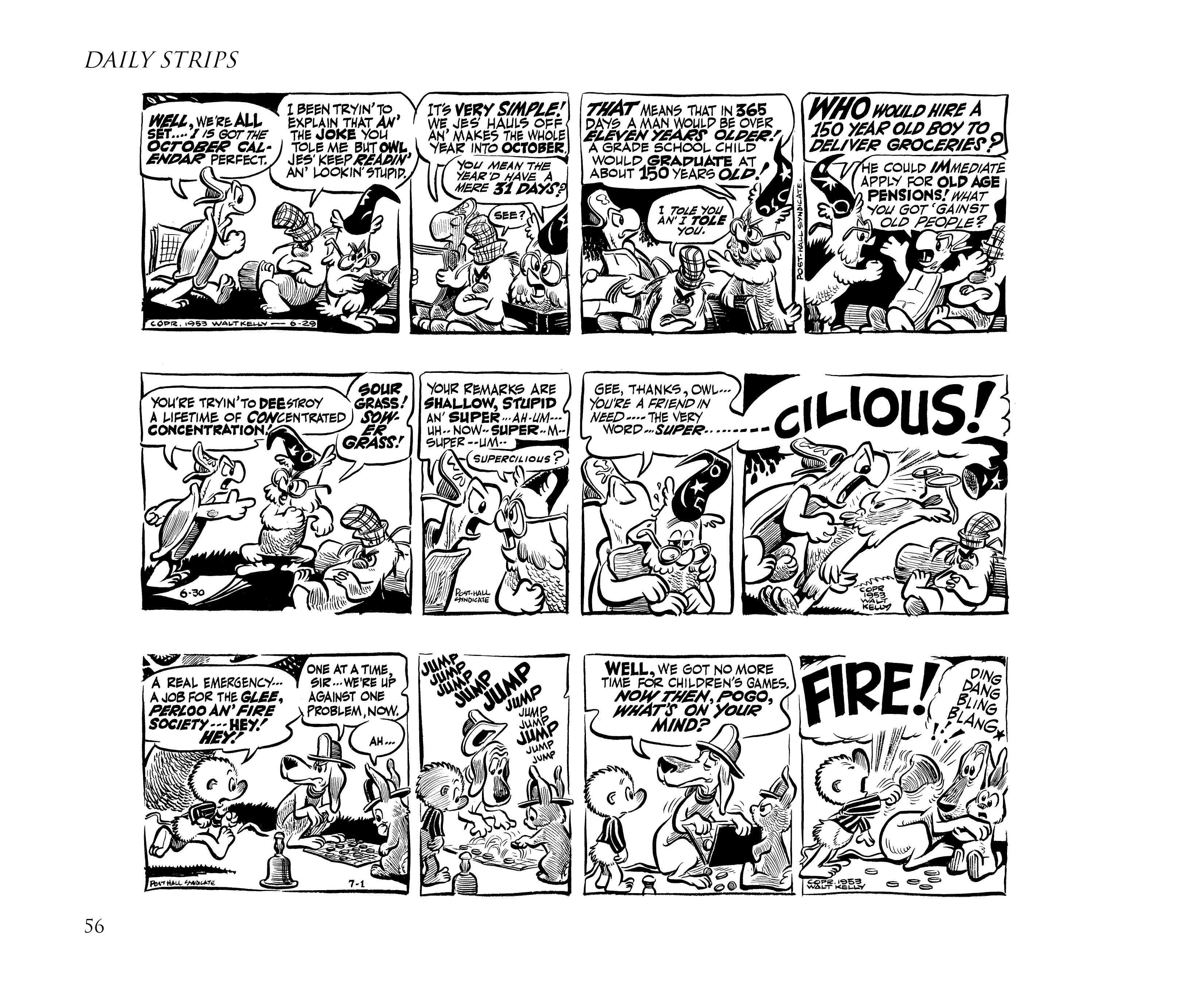 Read online Pogo by Walt Kelly: The Complete Syndicated Comic Strips comic -  Issue # TPB 3 (Part 1) - 68