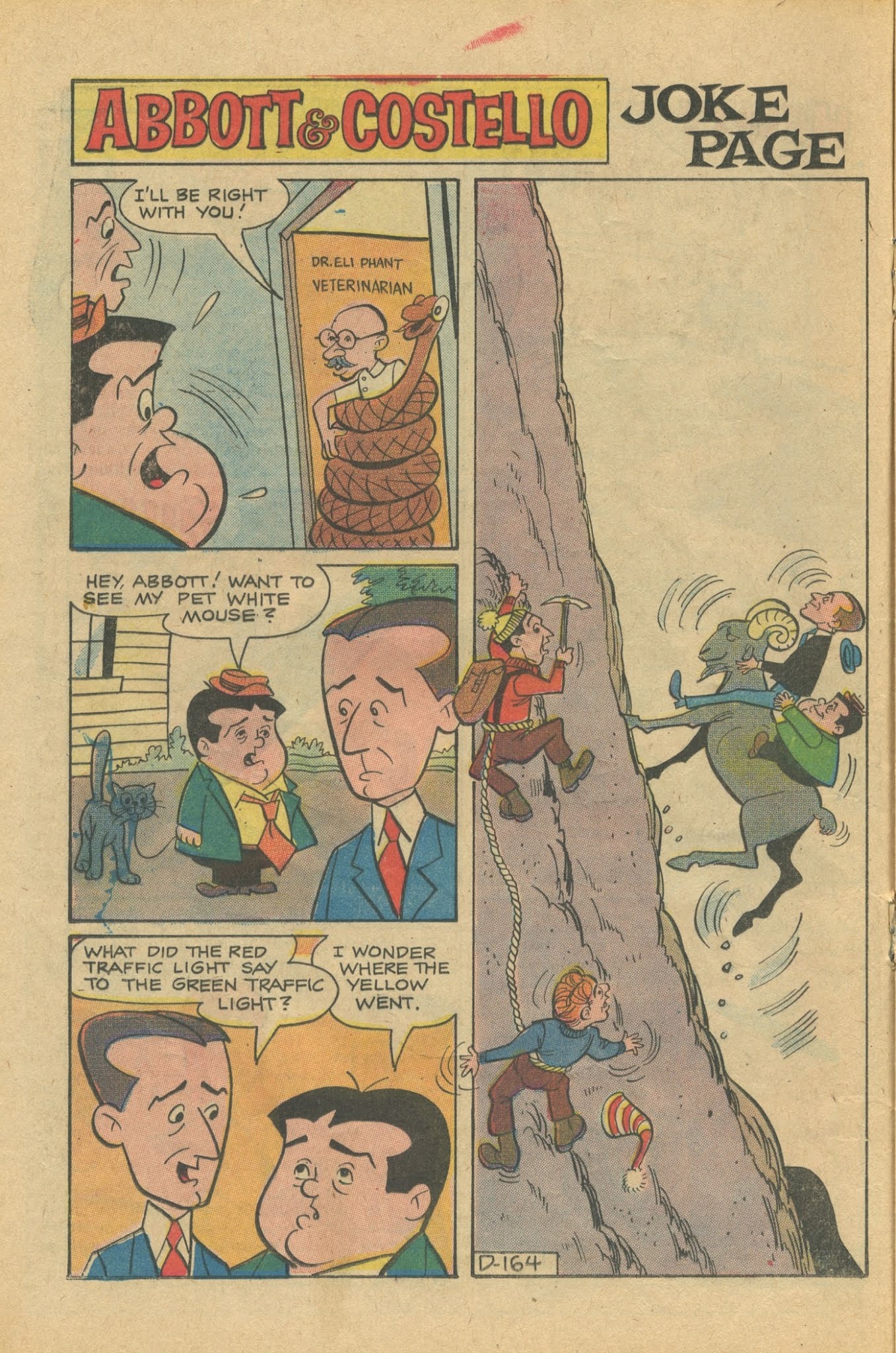 Read online Abbott & Costello comic -  Issue #15 - 16