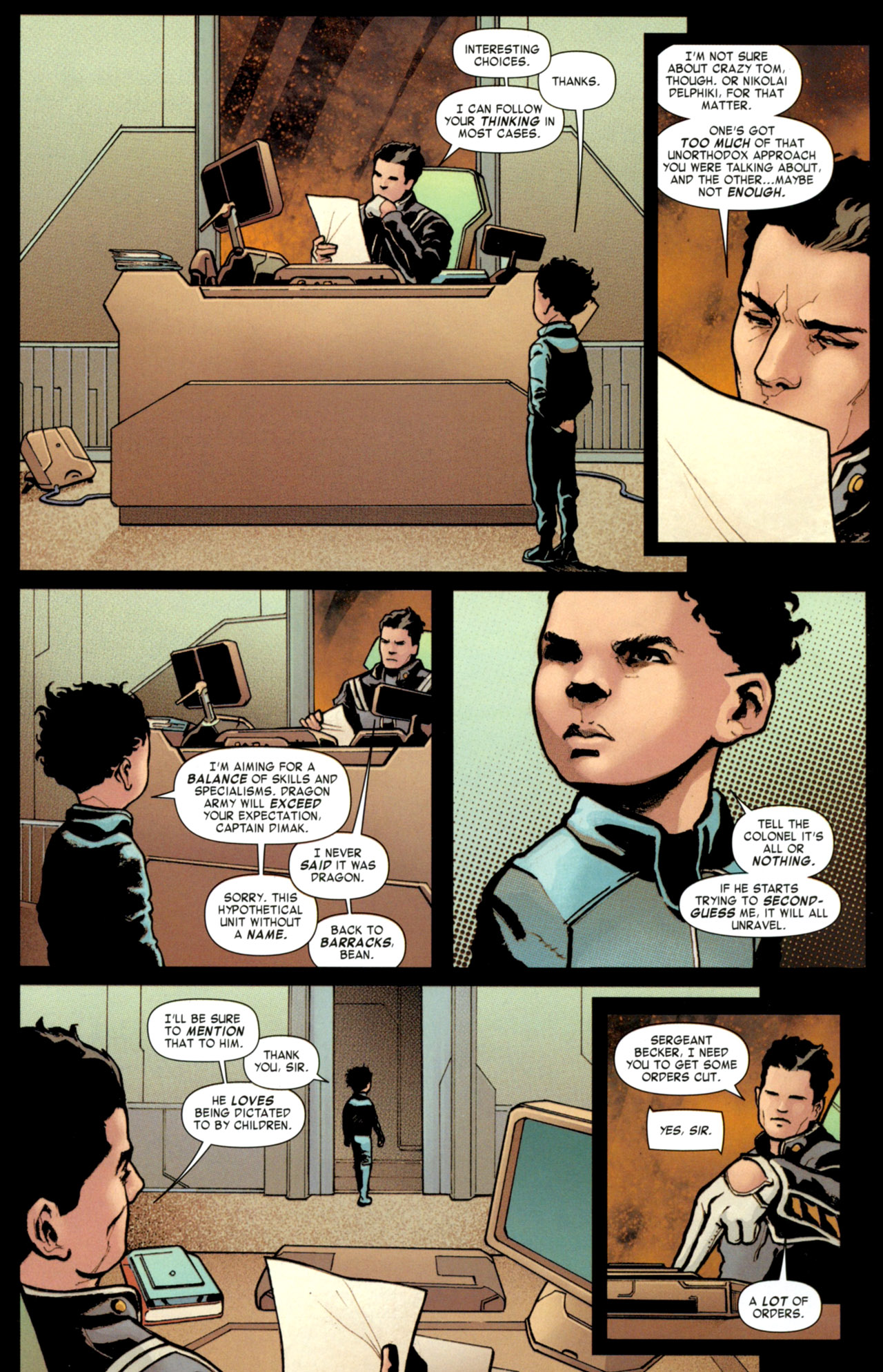 Read online Ender's Shadow: Battle School comic -  Issue #5 - 17