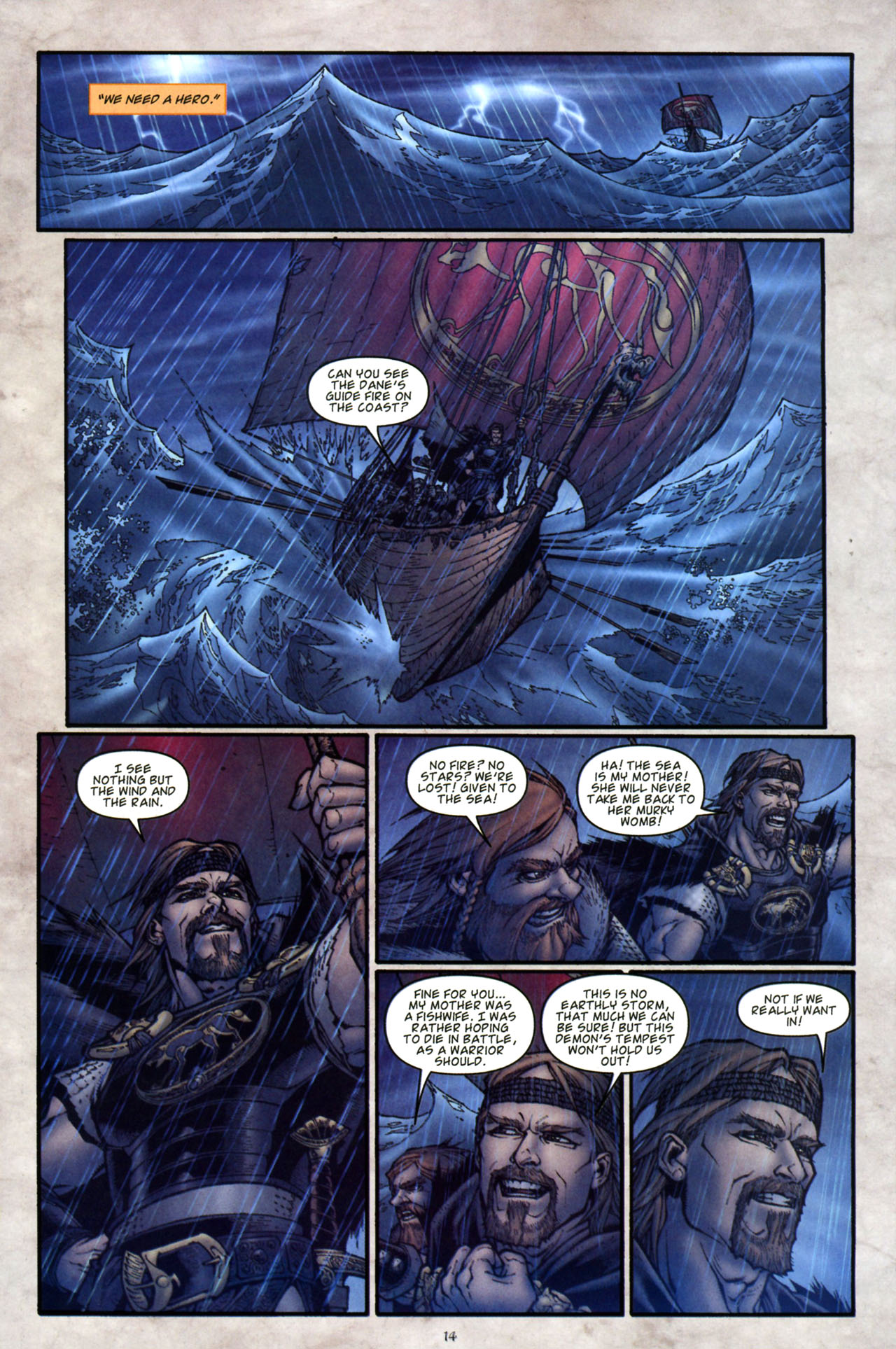 Read online Beowulf (2007) comic -  Issue #1 - 16