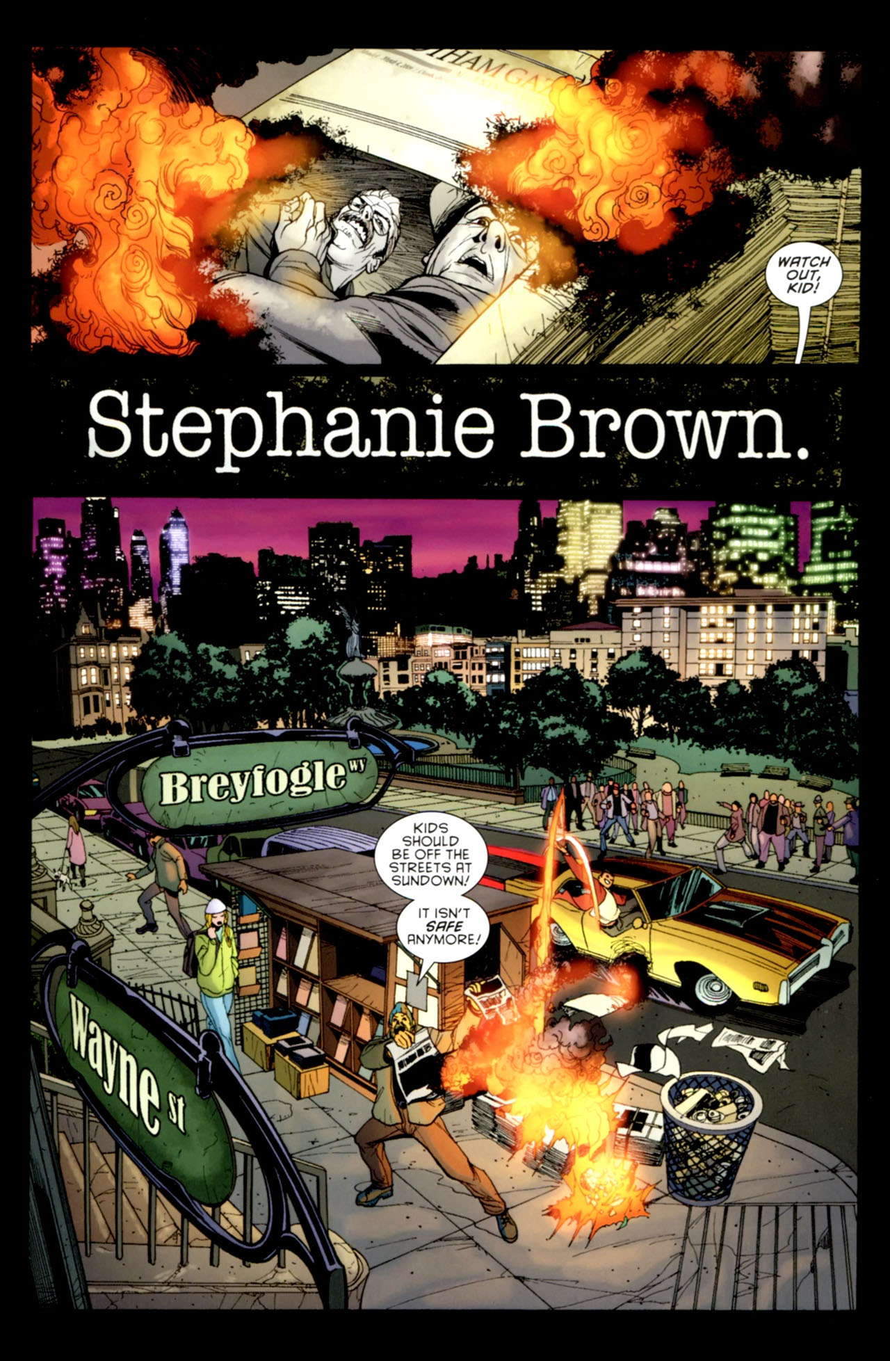 Read online Gotham Gazette comic -  Issue # Issue Batman Dead - 8