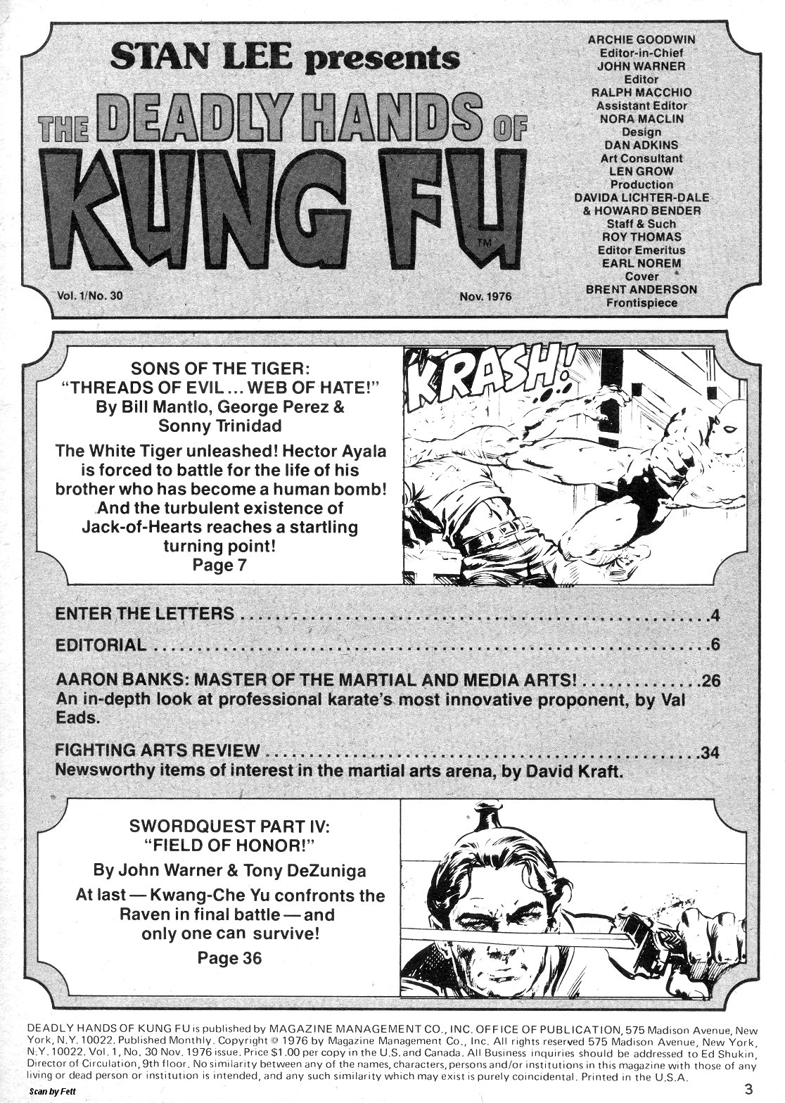 Read online The Deadly Hands of Kung Fu comic -  Issue #30 - 3