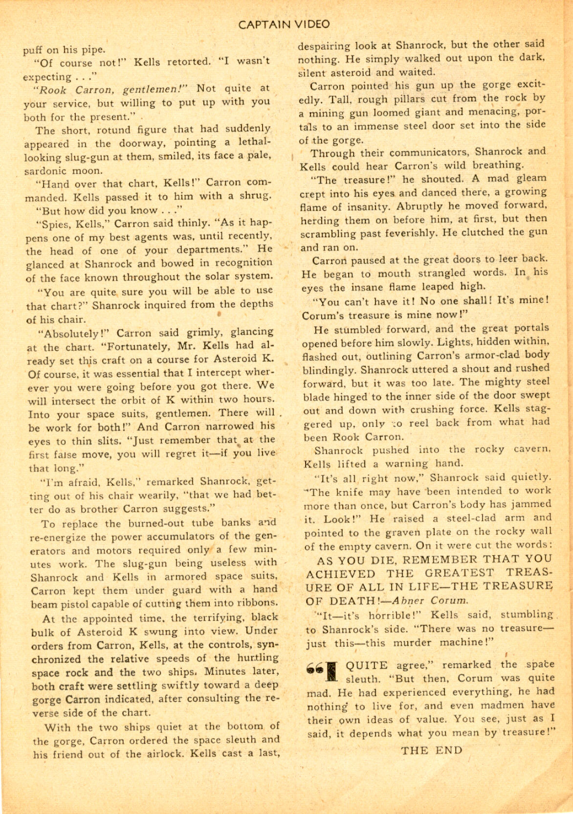Read online Captain Video comic -  Issue # 005 (1951) (loftypilot) c2c - 22