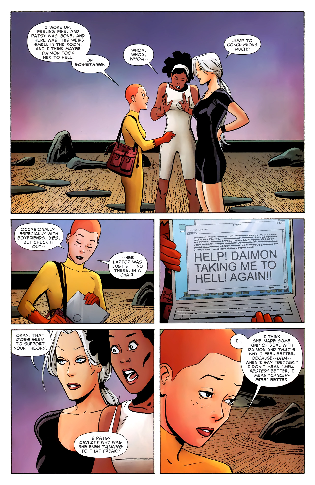 Read online Marvel Divas comic -  Issue #4 - 5