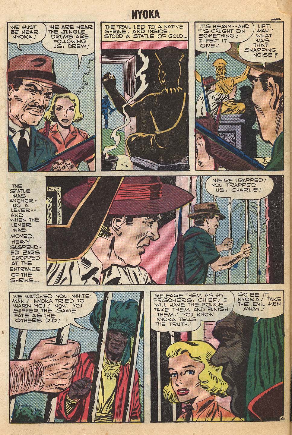 Read online Nyoka the Jungle Girl (1955) comic -  Issue #22 - 24