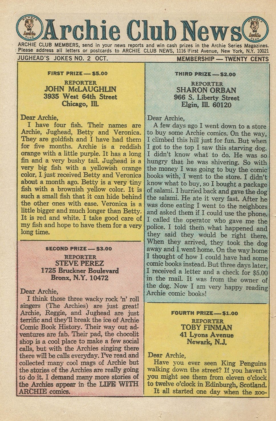 Read online Jughead's Jokes comic -  Issue #2 - 26