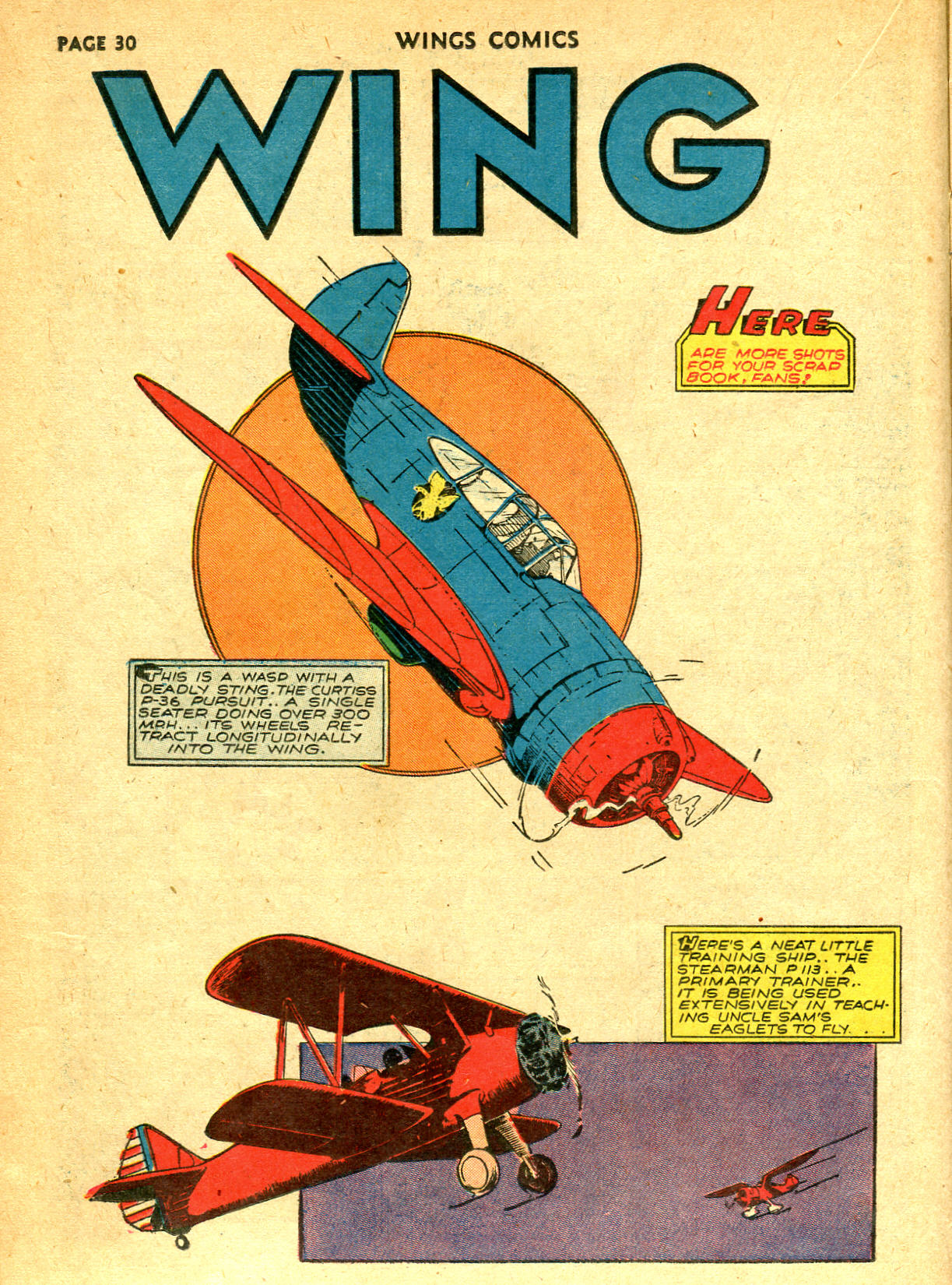 Read online Wings Comics comic -  Issue #7 - 32